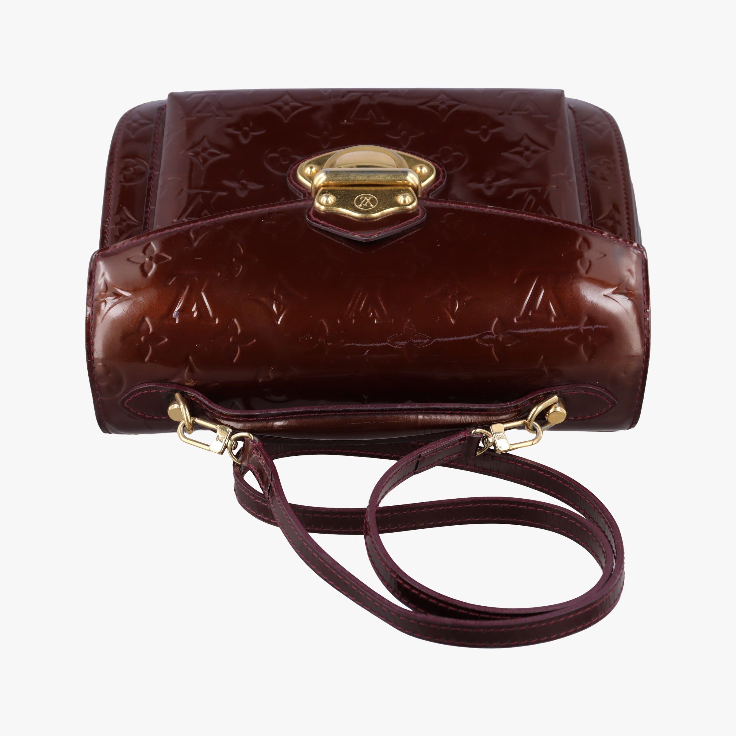 Pre-owned Louis Vuitton MIRADA AMARANTE Vernis M91397 shoulderbag | stylenewstar