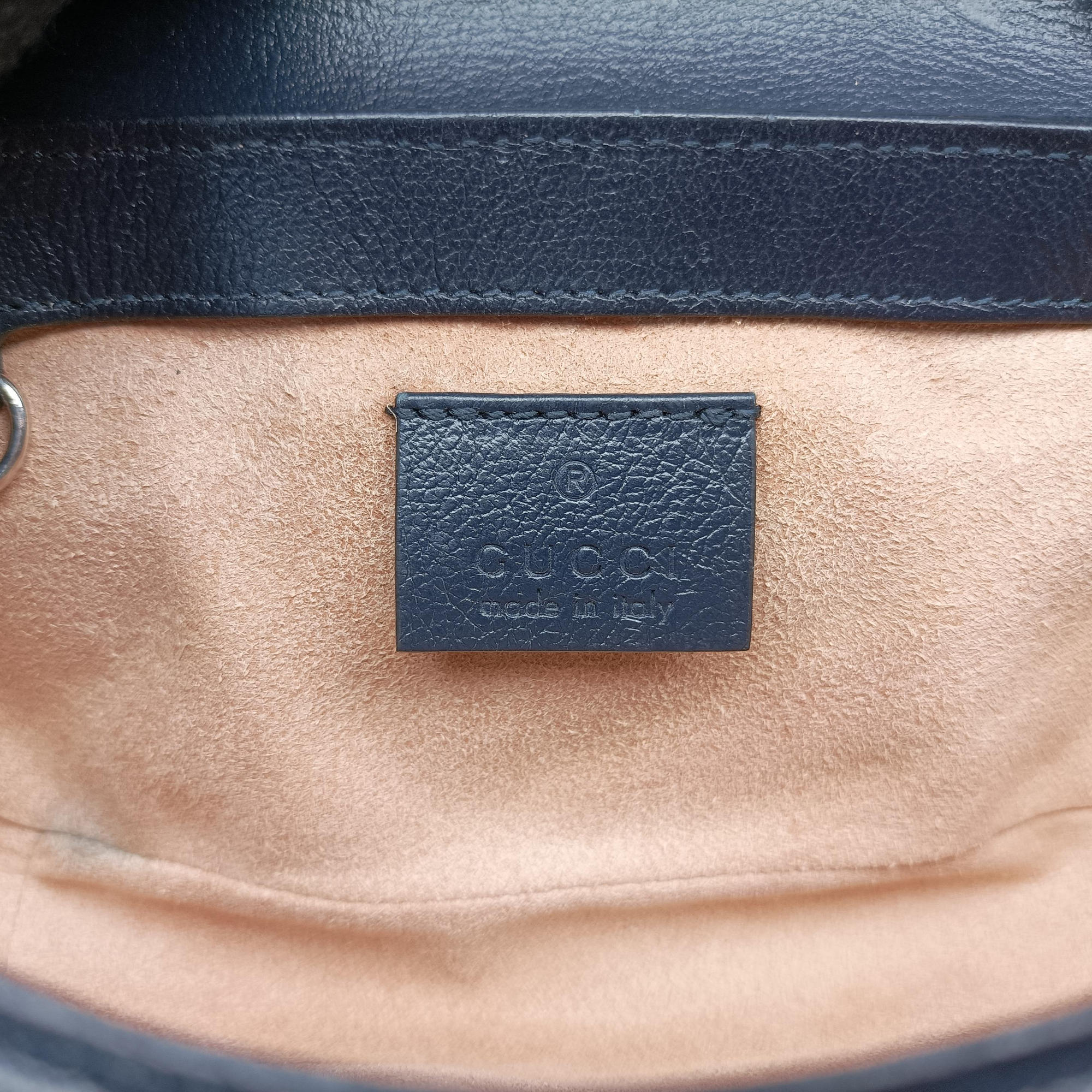 Pre-owned Gucci GG Marmont Pink canvas 476433 shoulderbag | stylenewstar
