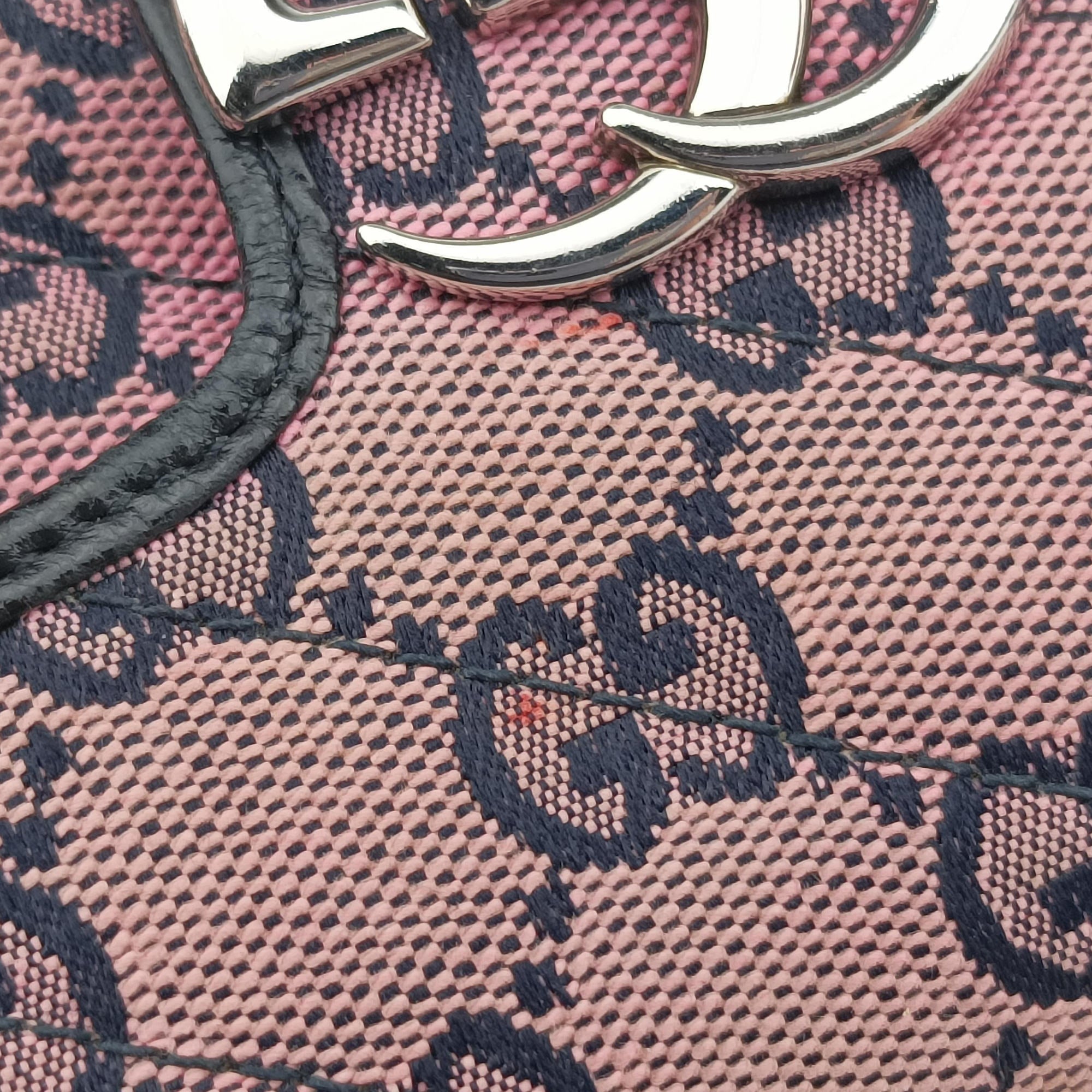 Pre-owned Gucci GG Marmont Pink canvas 476433 shoulderbag | stylenewstar