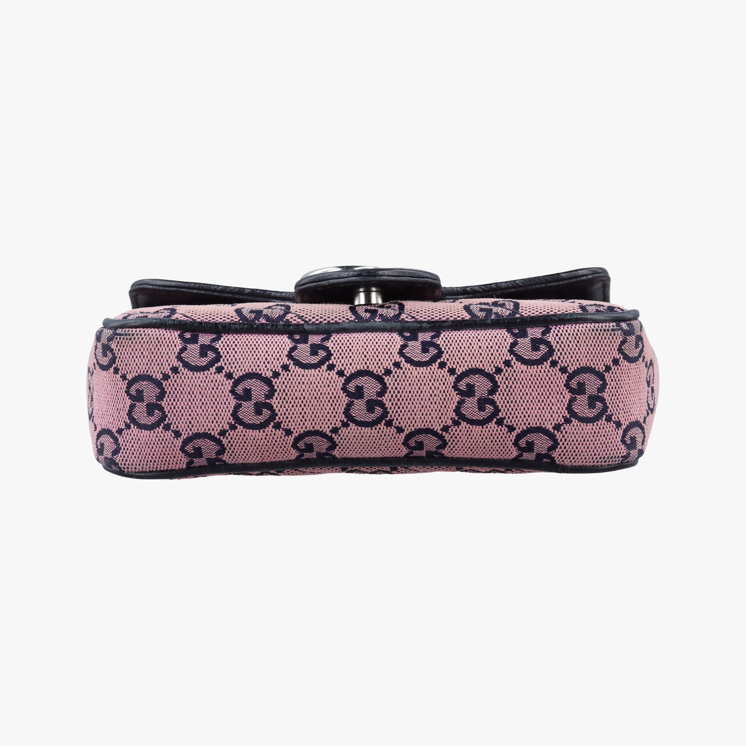Pre-owned Gucci GG Marmont Pink canvas 476433 shoulderbag | stylenewstar