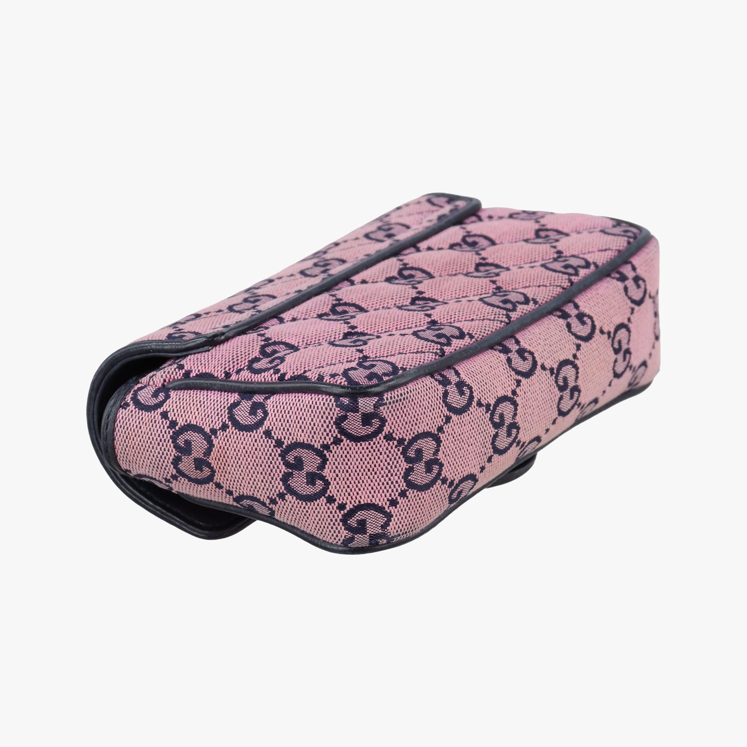 Pre-owned Gucci GG Marmont Pink canvas 476433 shoulderbag | stylenewstar