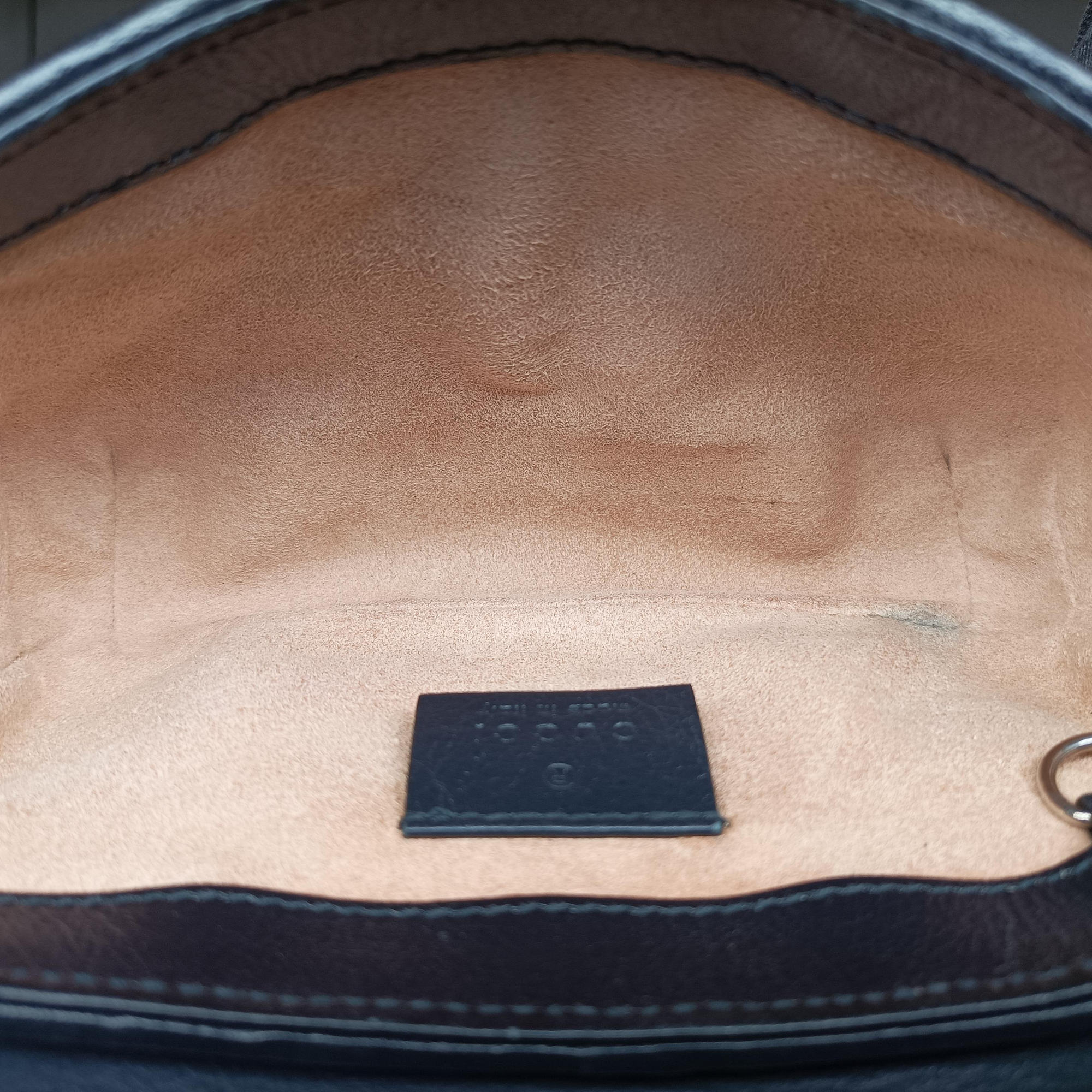 Pre-owned Gucci GG Marmont Pink canvas 476433 shoulderbag | stylenewstar