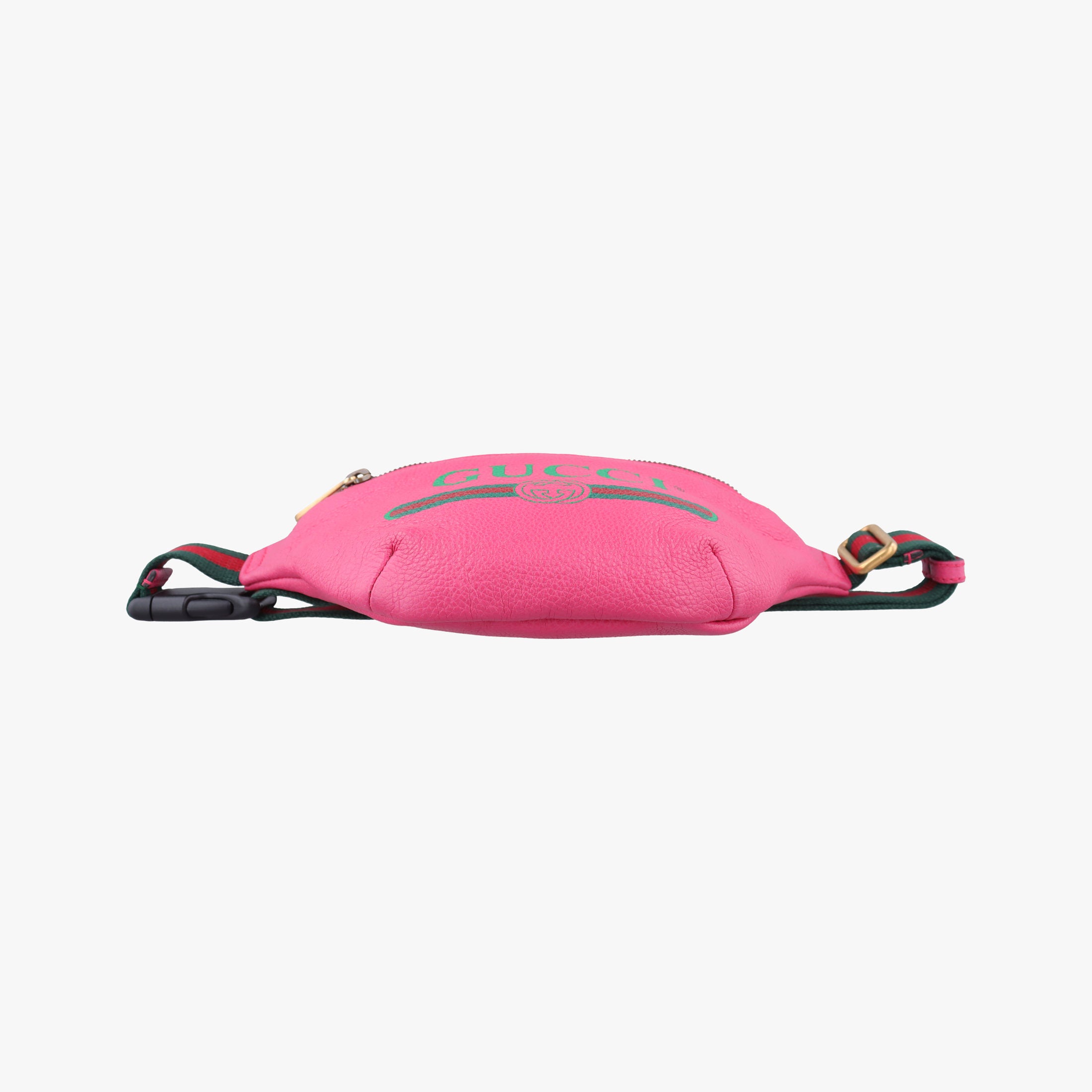 Pre-owned Gucci Gucci Print Rose Leather 527792 bum bag/waist bag | stylenewstar