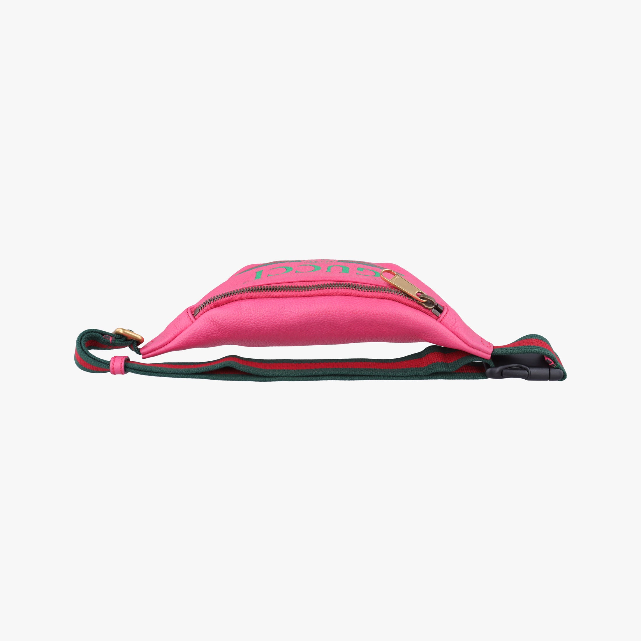 Pre-owned Gucci Gucci Print Rose Leather 527792 bum bag/waist bag | stylenewstar