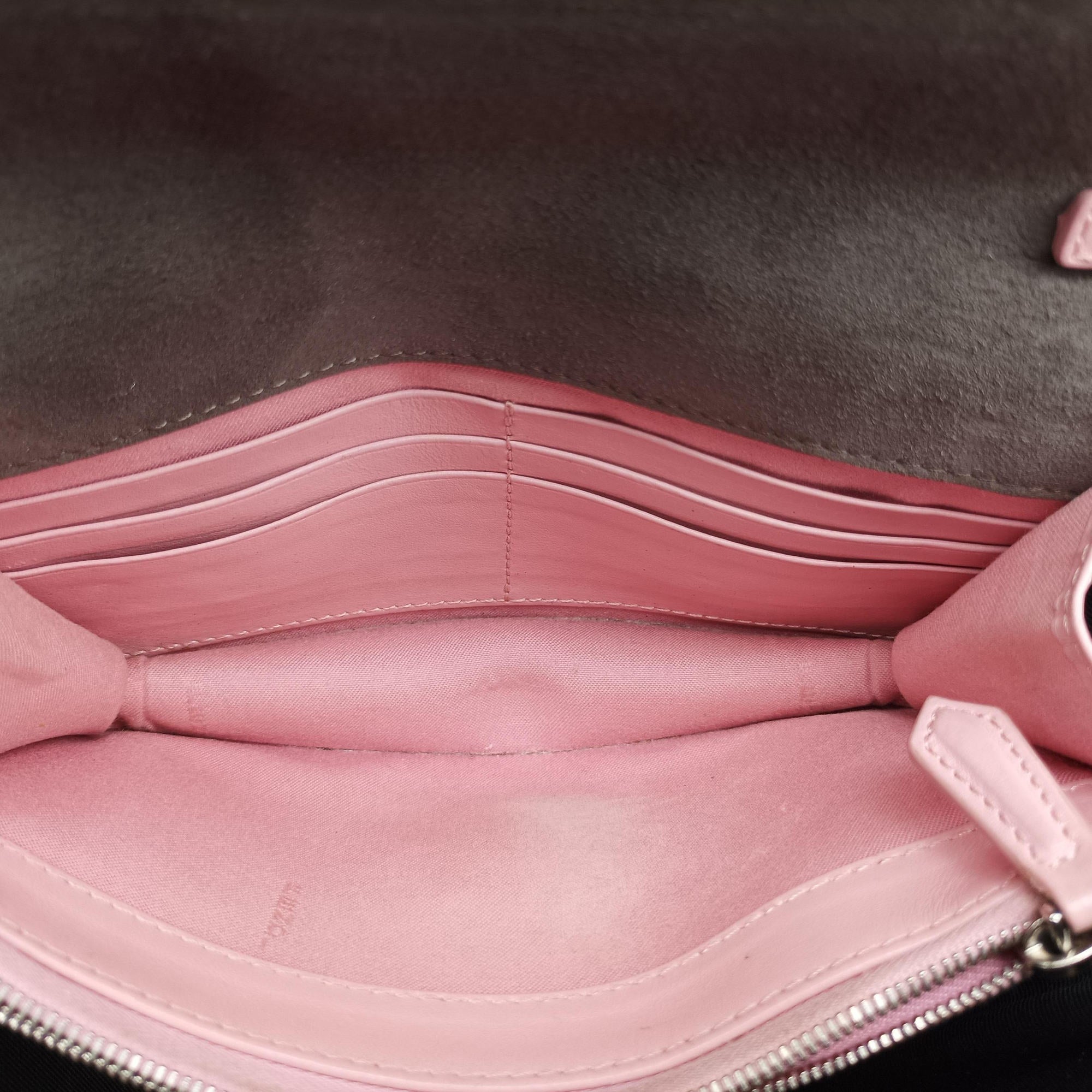 Pre-owned Fendi Monster Eyes Continental Multicolour Leather 8M0346 shoulderbag | stylenewstar