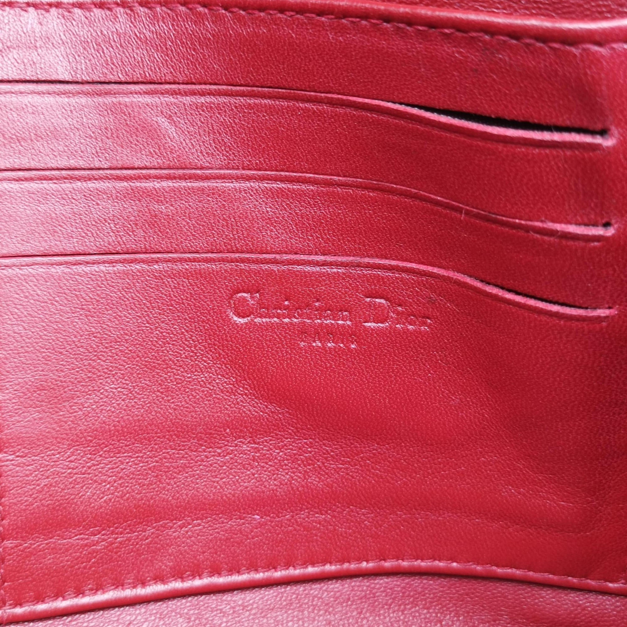 Vintage Christian Dior Miss Dior Cannage New Rock Red Patent  shoulderbag | stylenewstar