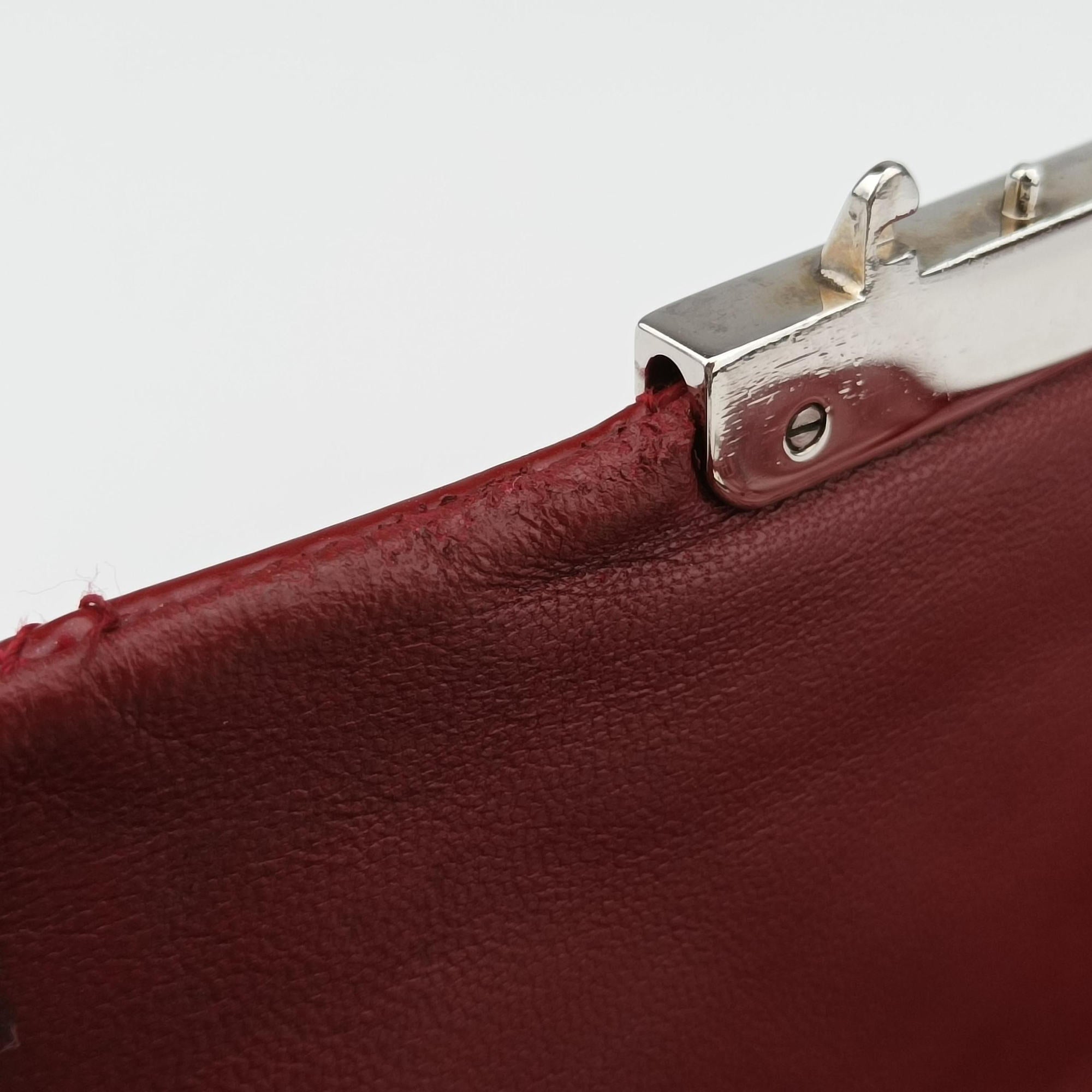 Vintage Christian Dior Miss Dior Cannage New Rock Red Patent  shoulderbag | stylenewstar
