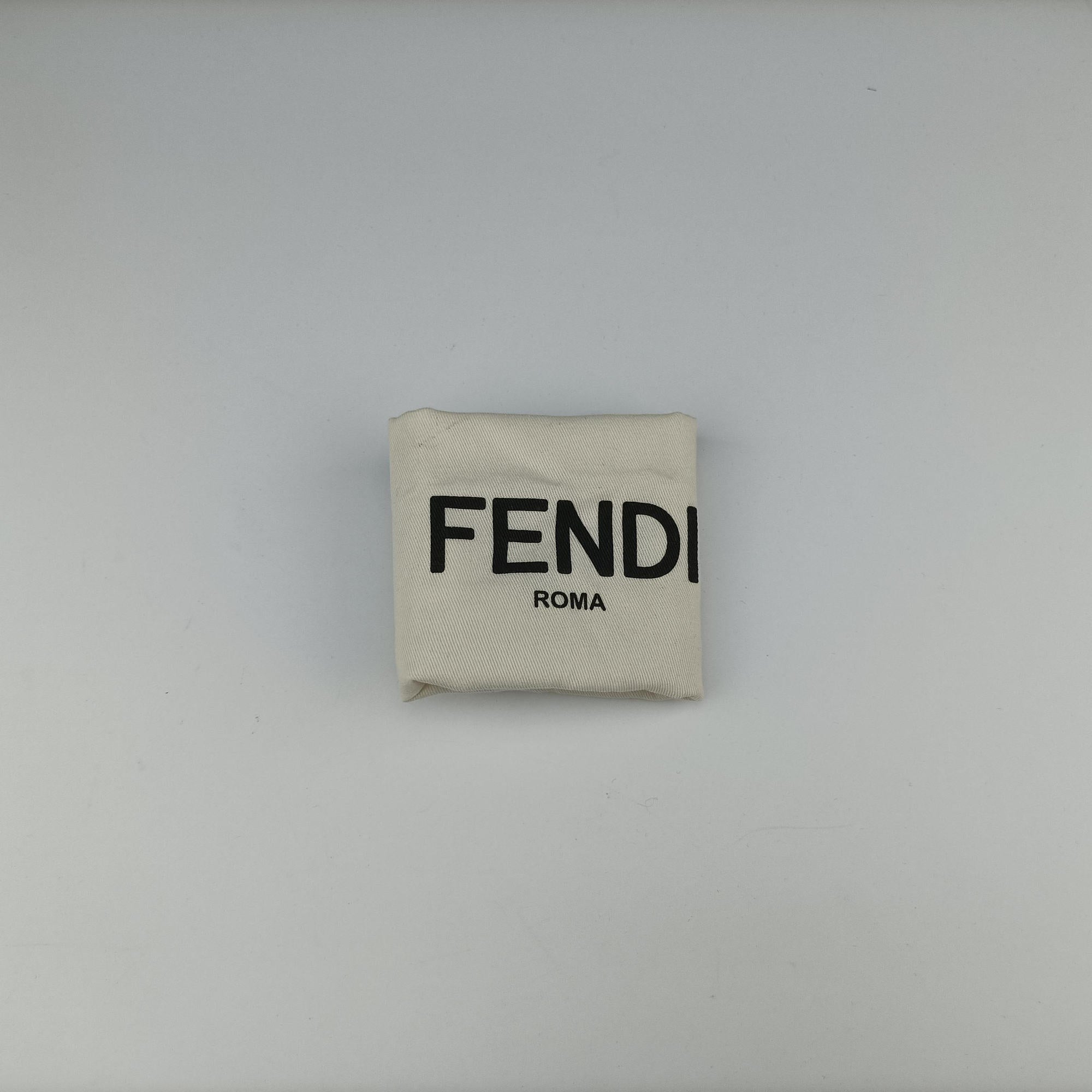 Pre-owned Fendi FF Logo Baguette slim Yellow PVC coated canvas 7M0295 bum bag/waist bag | stylenewstar