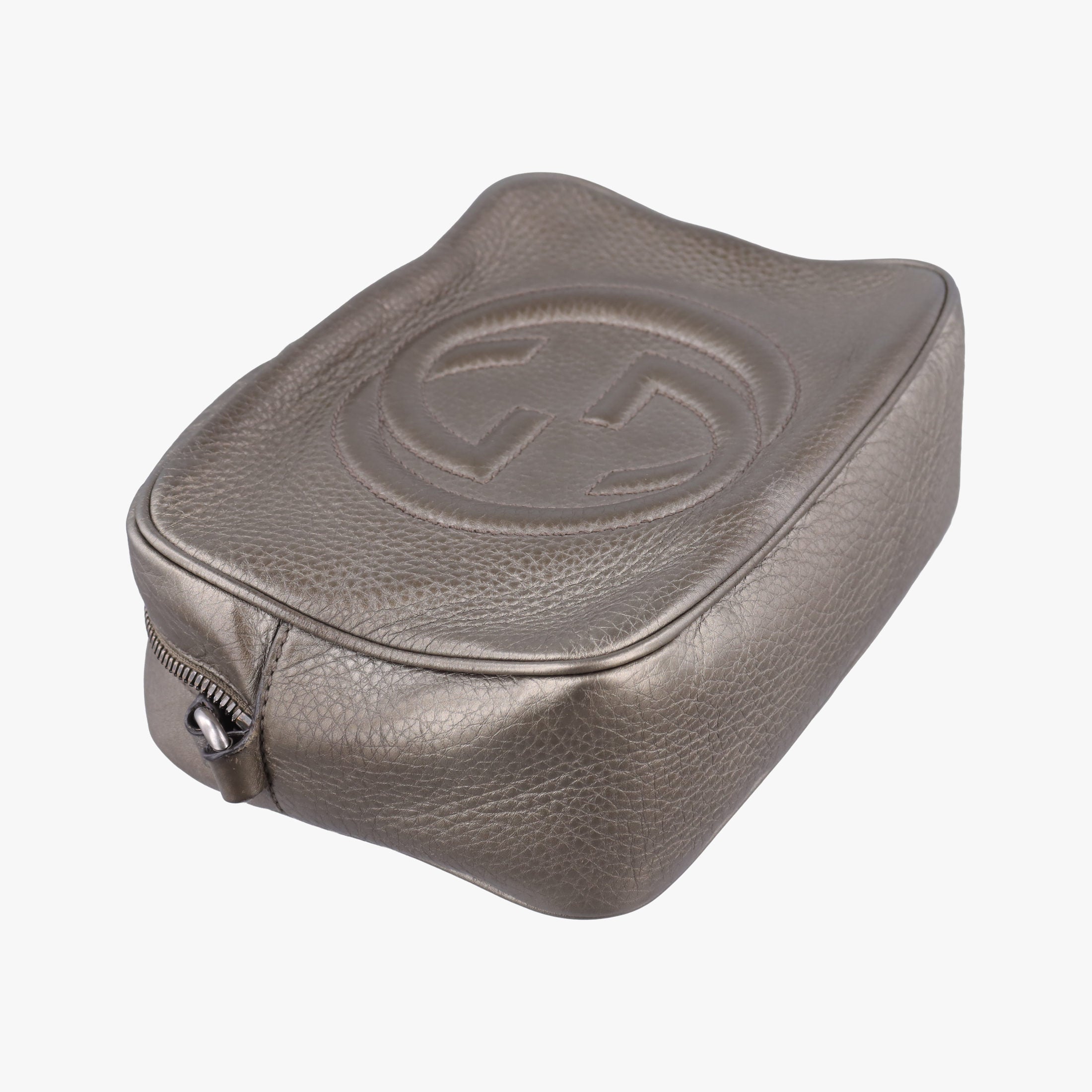 Pre-owned Gucci Soho Golden Leather 308364 shoulderbag | stylenewstar