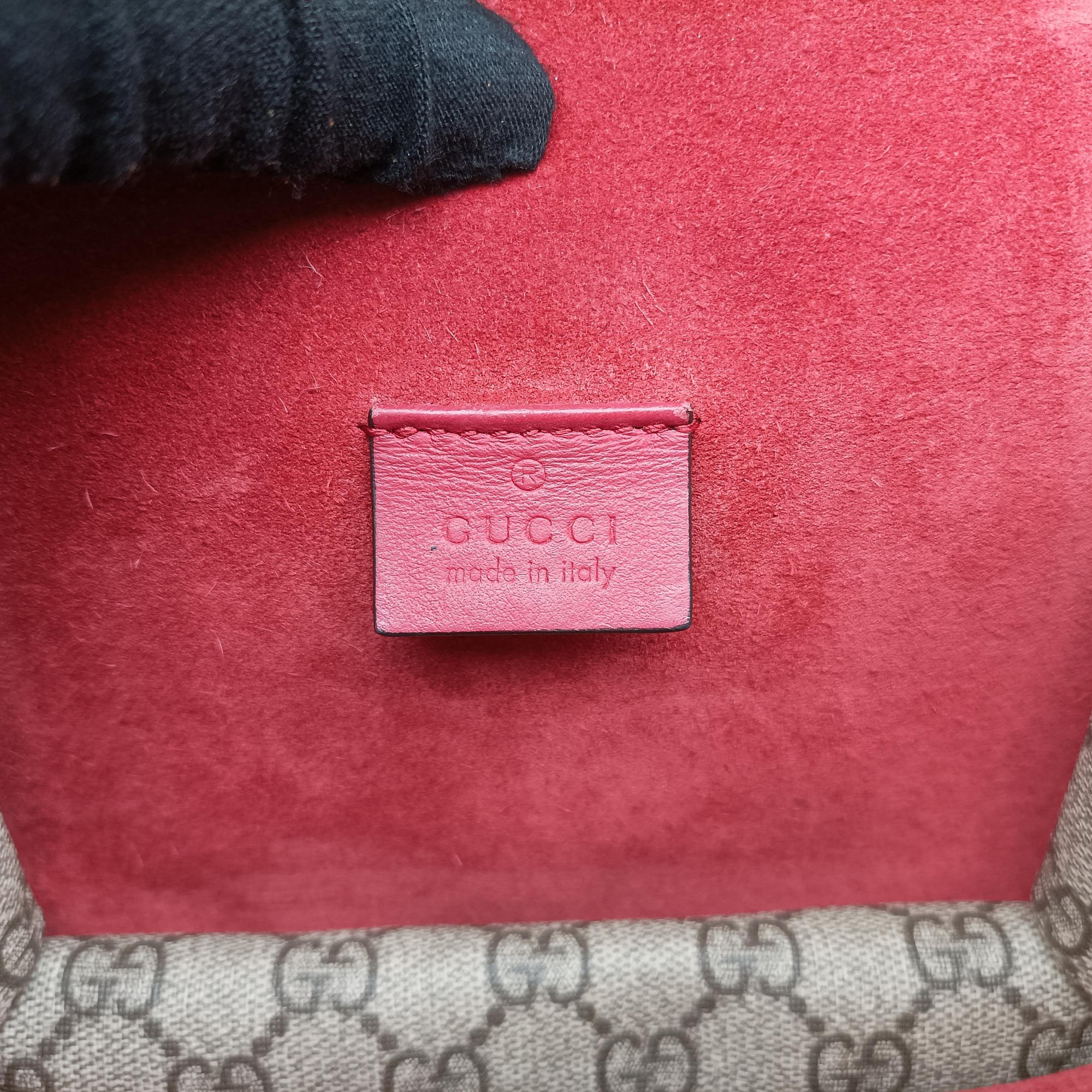 Vintage Gucci Dionysus beige×red PVC coated canvas×suede 421970 shoulderbag | stylenewstar