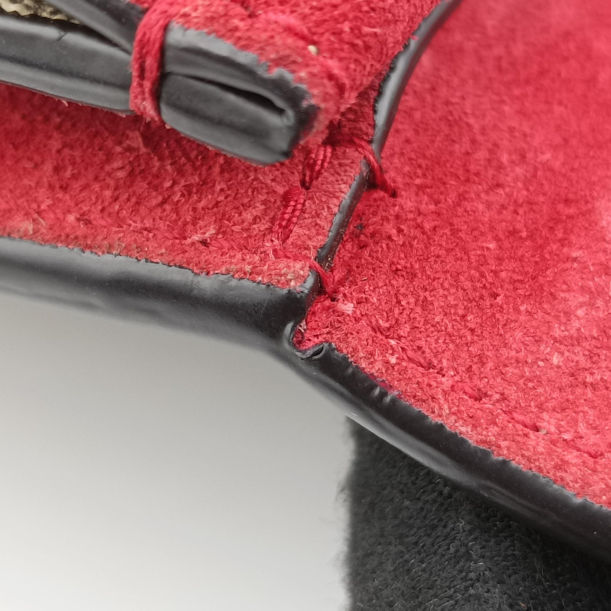 Vintage Gucci Dionysus beige×red PVC coated canvas×suede 421970 shoulderbag | stylenewstar