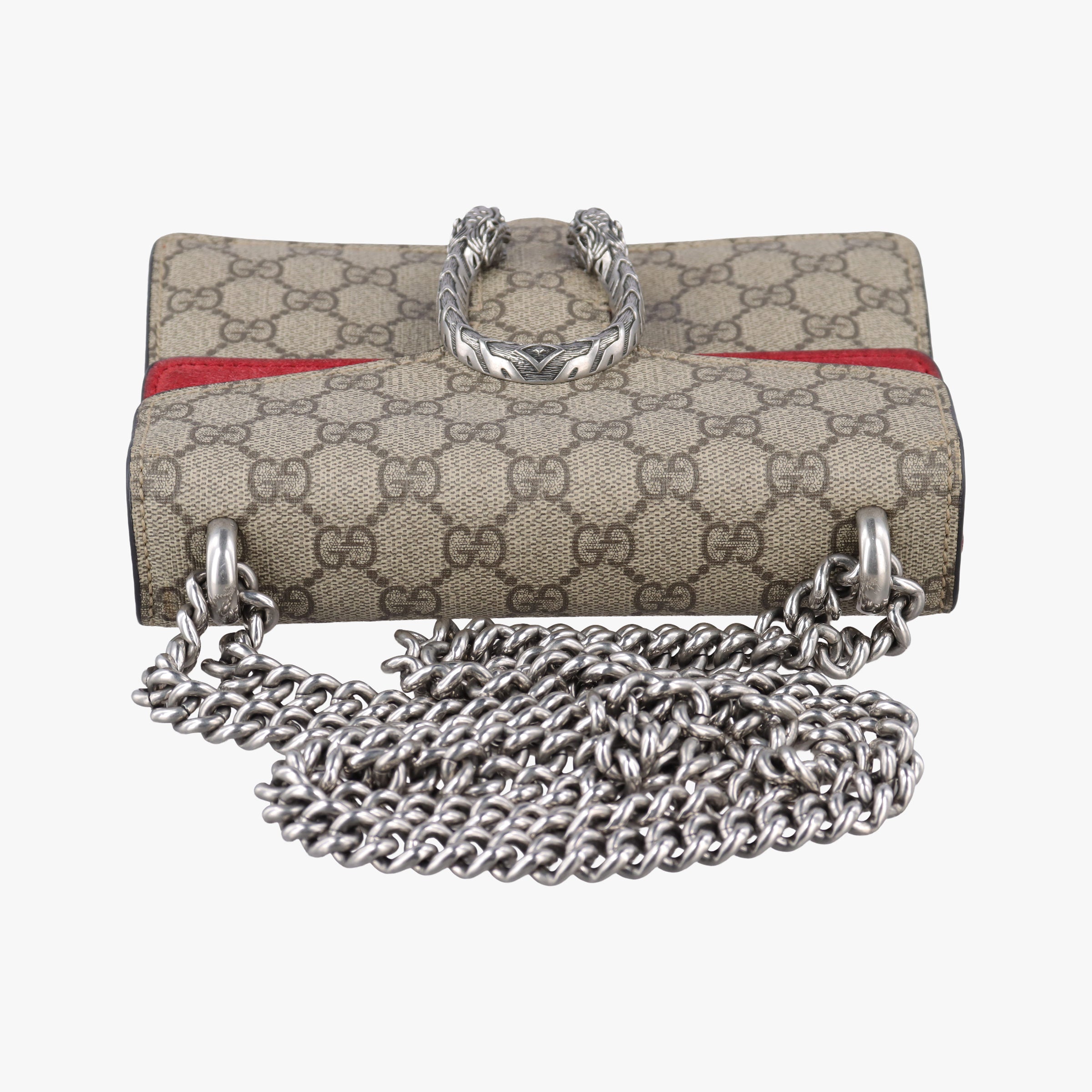 Vintage Gucci Dionysus beige×red PVC coated canvas×suede 421970 shoulderbag | stylenewstar