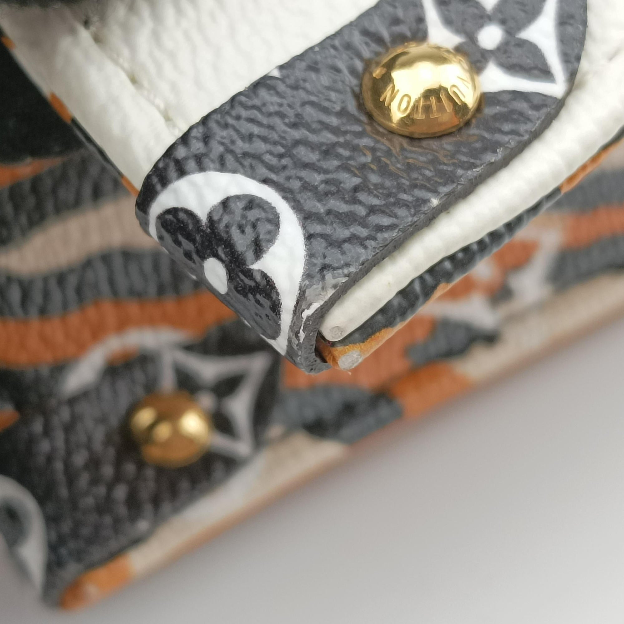 Pre-owned Louis Vuitton On The Go GM IVOIRE×brown×Multicolor Monogram Giant M44675 shoulderbag | stylenewstar