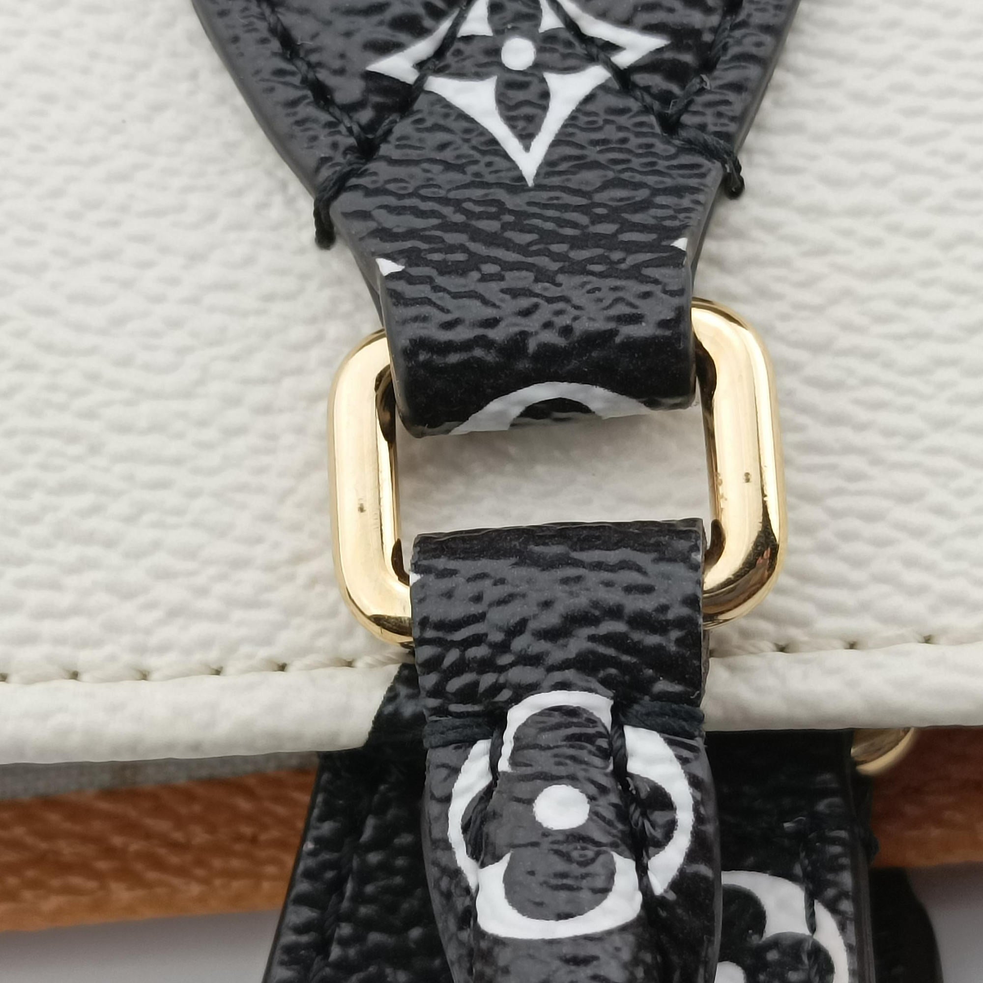 Pre-owned Louis Vuitton On The Go GM IVOIRE×brown×Multicolor Monogram Giant M44675 shoulderbag | stylenewstar