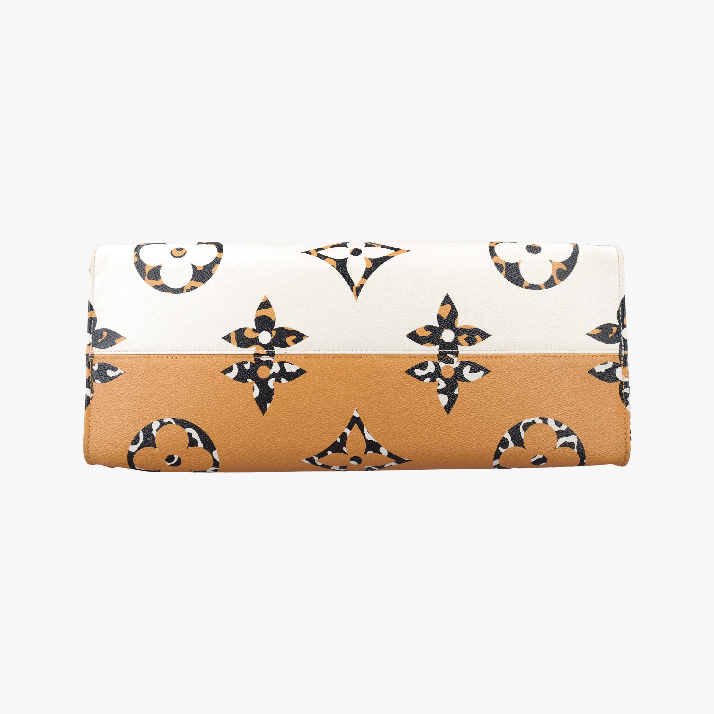 Pre-owned Louis Vuitton On The Go GM IVOIRE×brown×Multicolor Monogram Giant M44675 shoulderbag | stylenewstar