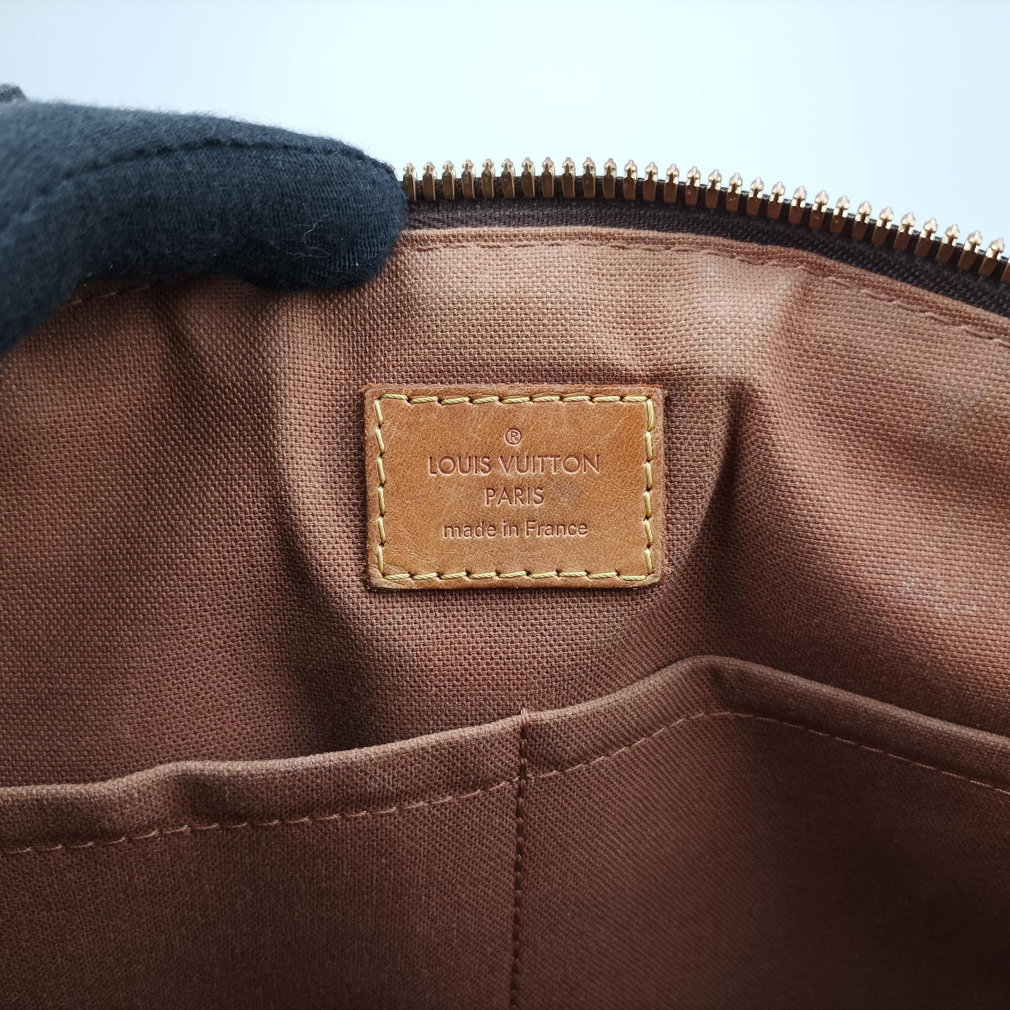 Pre-owned Louis Vuitton TIVOLI PM brown Monogram Canvas M40143 handbag | stylenewstar
