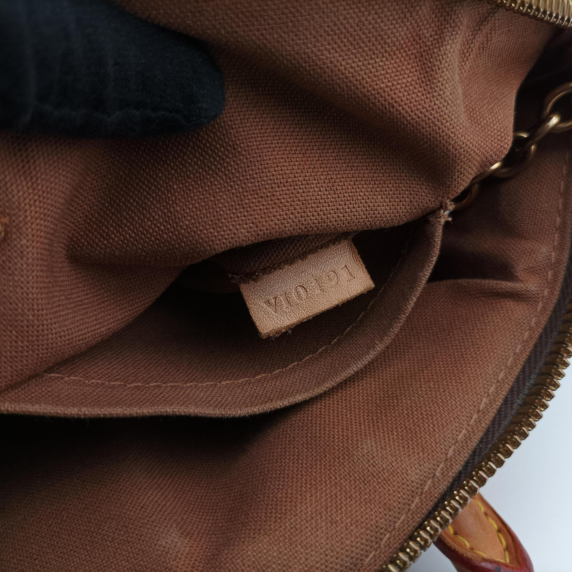 Pre-owned Louis Vuitton TIVOLI PM brown Monogram Canvas M40143 handbag | stylenewstar
