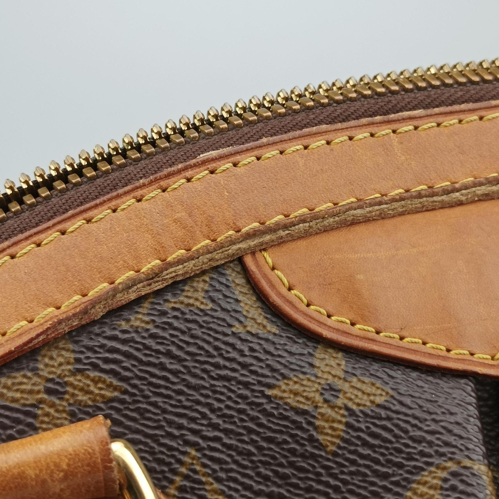 Pre-owned Louis Vuitton TIVOLI PM brown Monogram Canvas M40143 handbag | stylenewstar