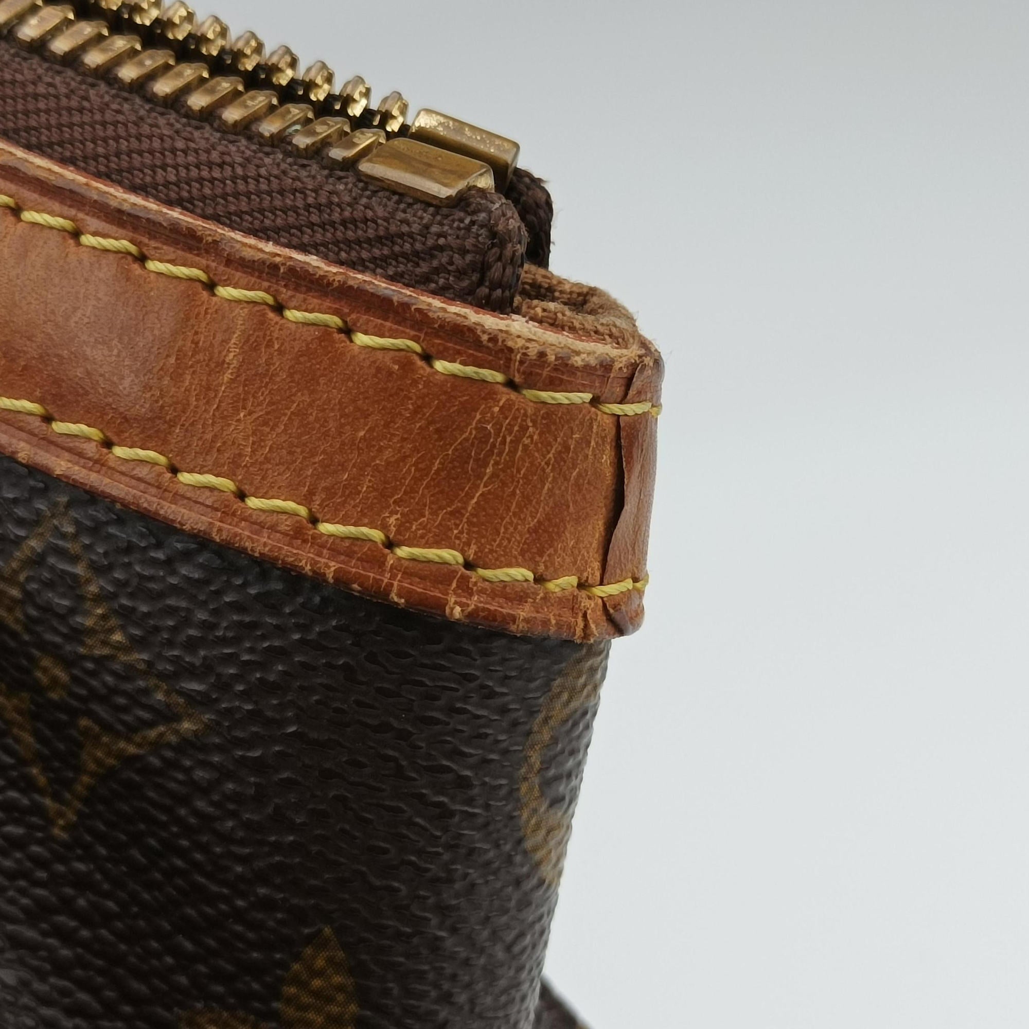 Pre-owned Louis Vuitton TIVOLI PM brown Monogram Canvas M40143 handbag | stylenewstar