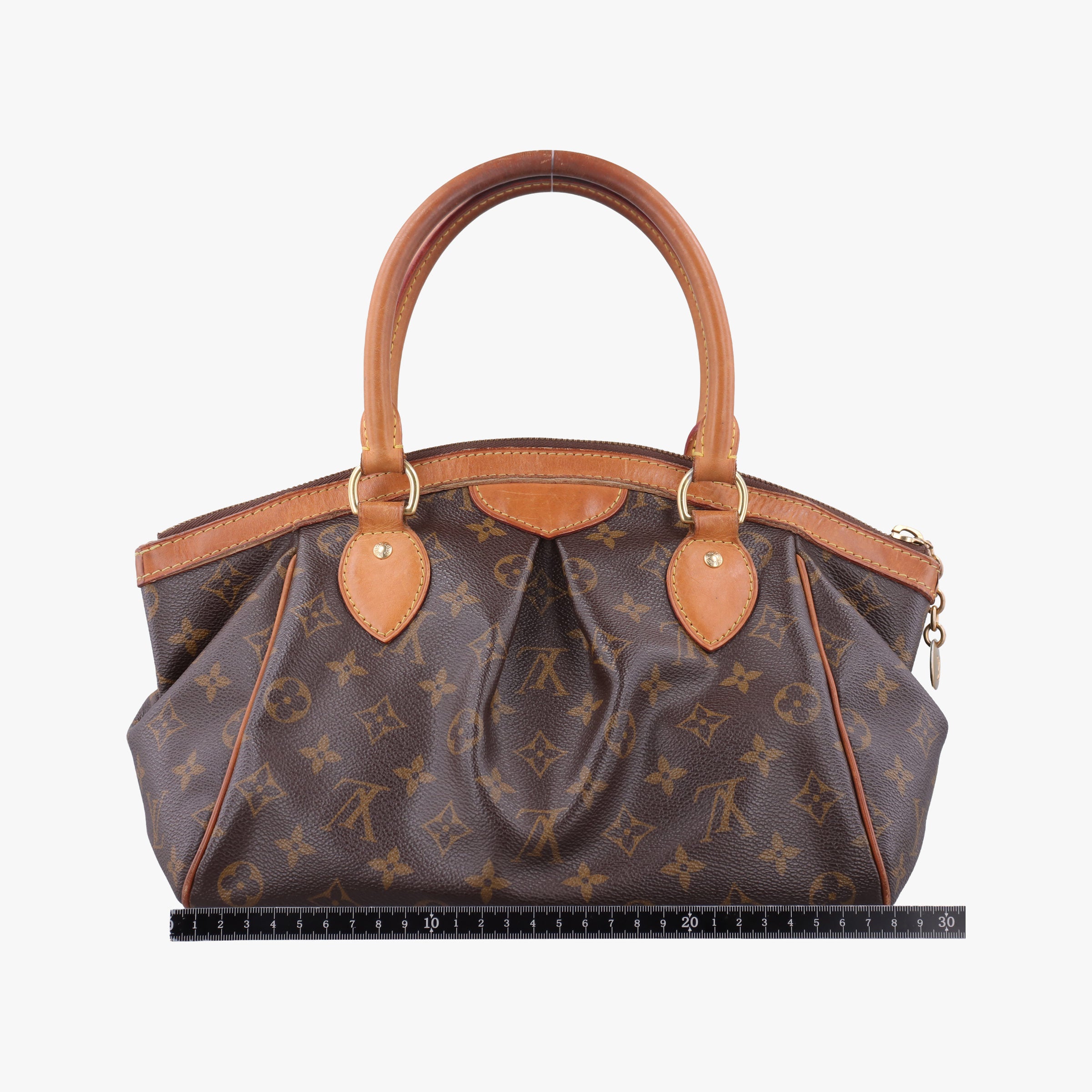 Pre-owned Louis Vuitton TIVOLI PM brown Monogram Canvas M40143 handbag | stylenewstar