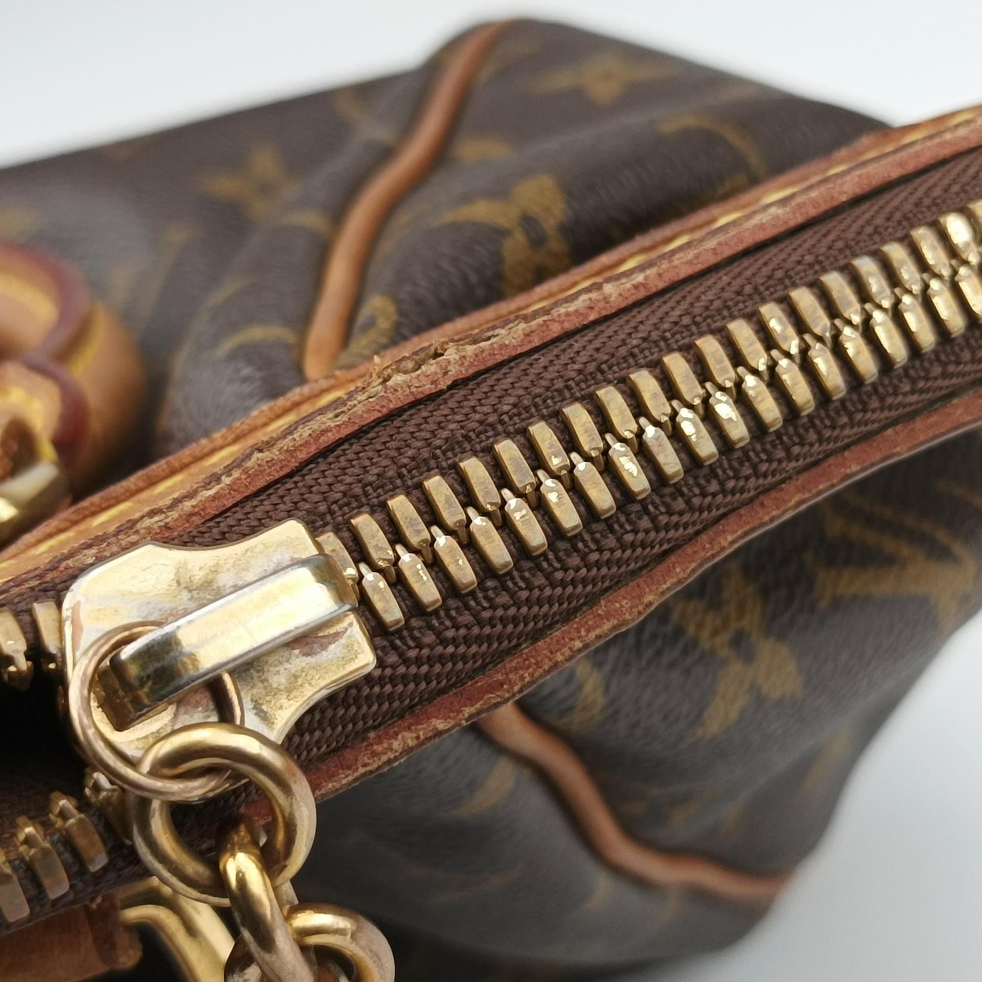 Pre-owned Louis Vuitton TIVOLI PM brown Monogram Canvas M40143 handbag | stylenewstar