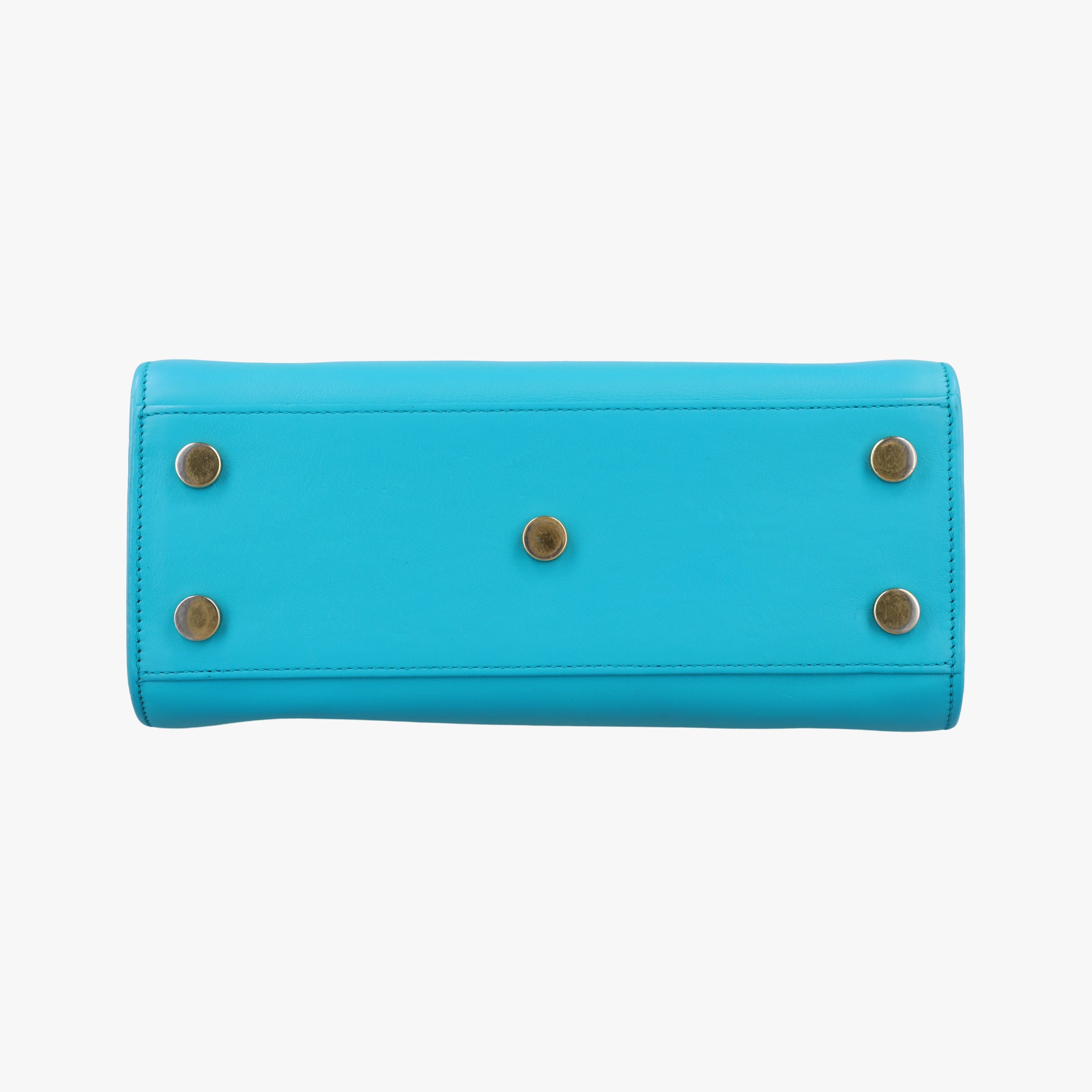 Secondhand Yves Saint Laurent SAC DE JOUR Blue Leather 340778 shoulderbag | stylenewstar