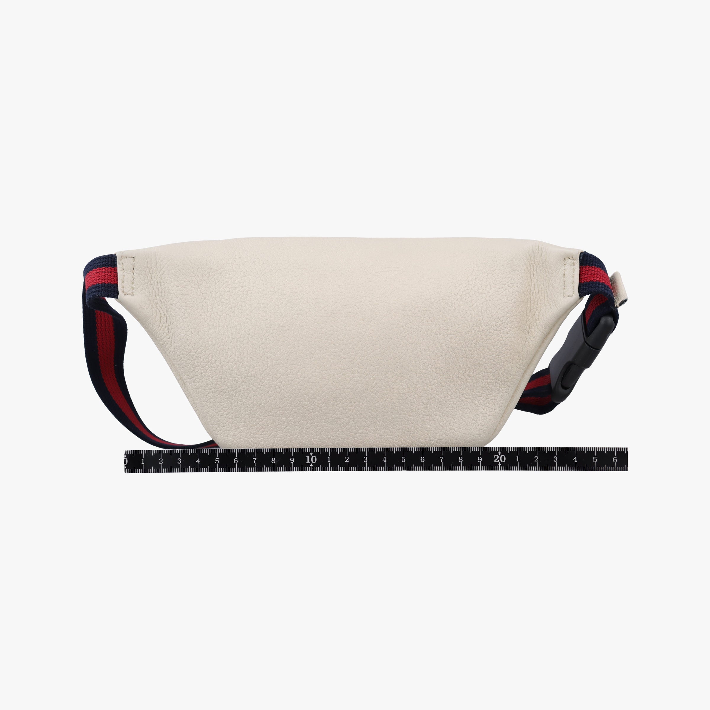 Pre-owned Gucci Gucci print White Leather 527792 bum bag/waist bag | stylenewstar