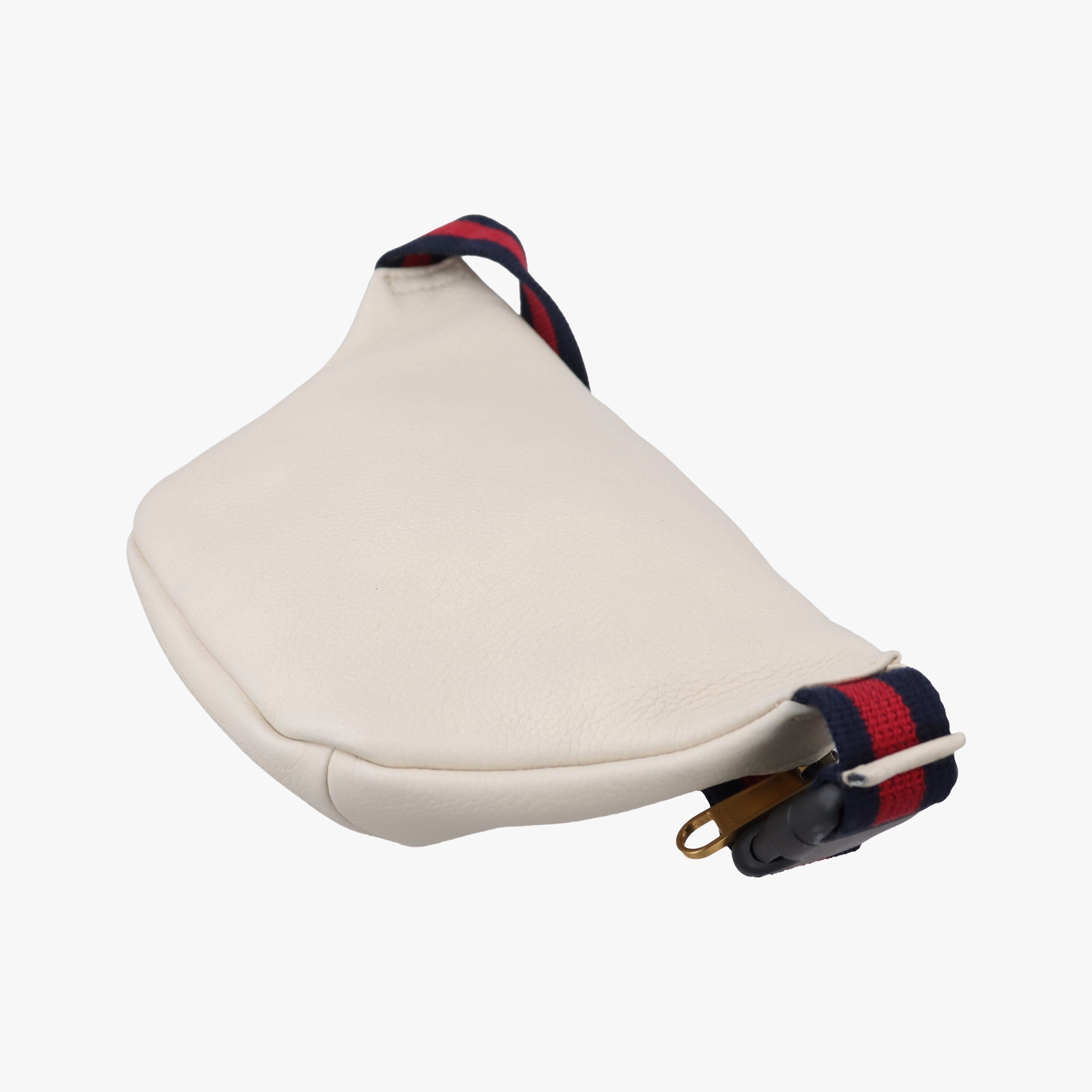 Pre-owned Gucci Gucci print White Leather 527792 bum bag/waist bag | stylenewstar
