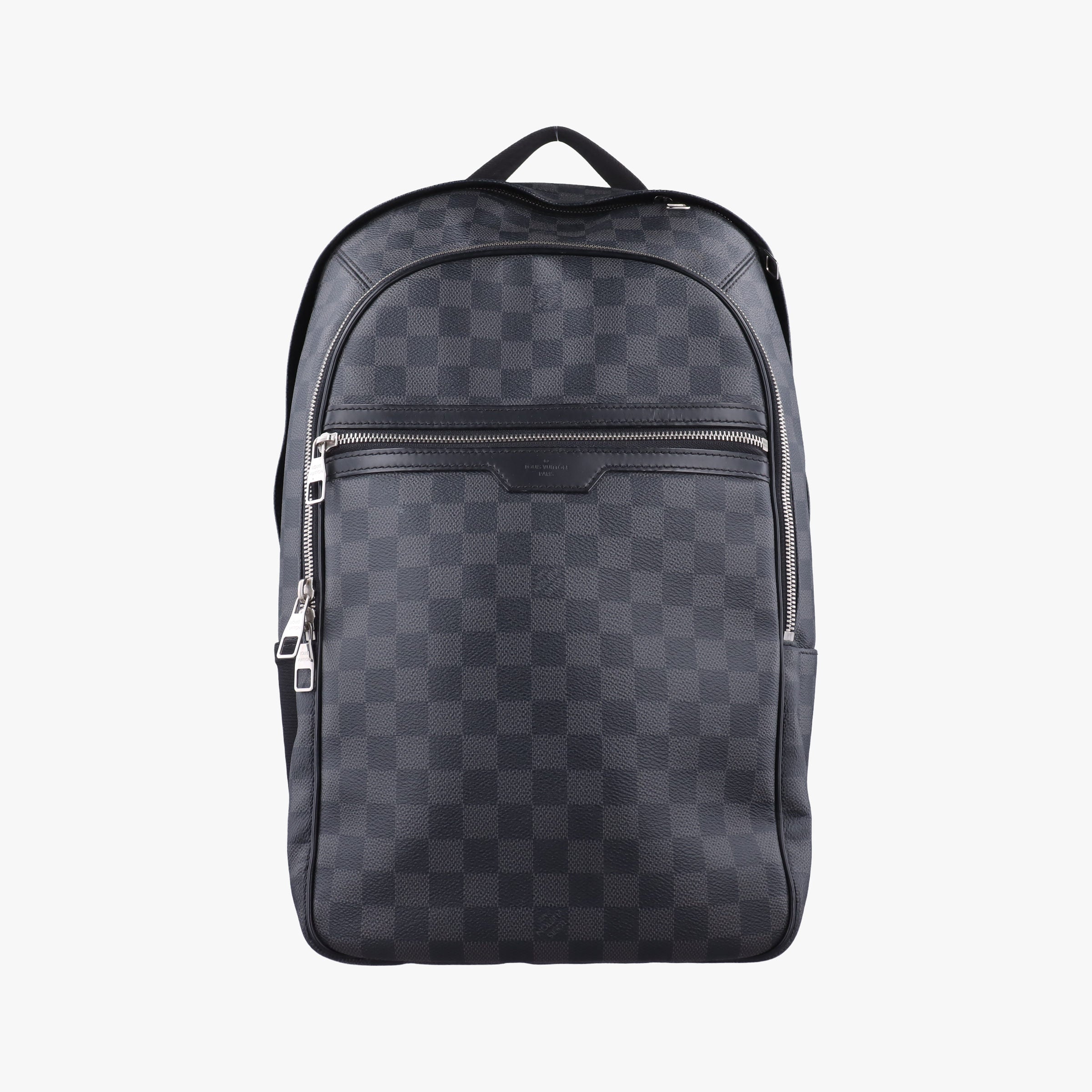 Pre-owned Louis Vuitton Mikael Noir Damier Graphite N45279 backpack/rucksack | stylenewstar
