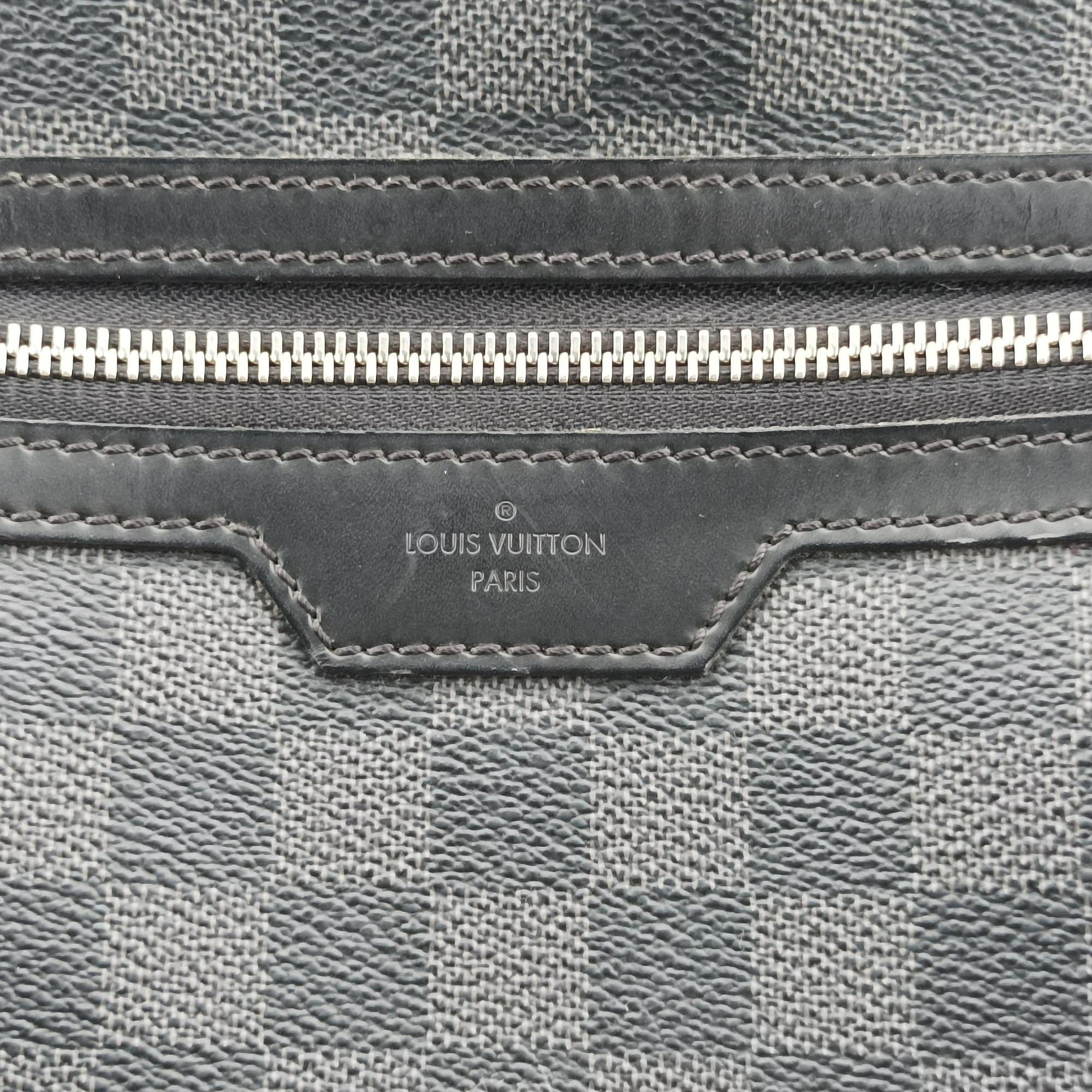 Pre-owned Louis Vuitton Mikael Noir Damier Graphite N45279 backpack/rucksack | stylenewstar