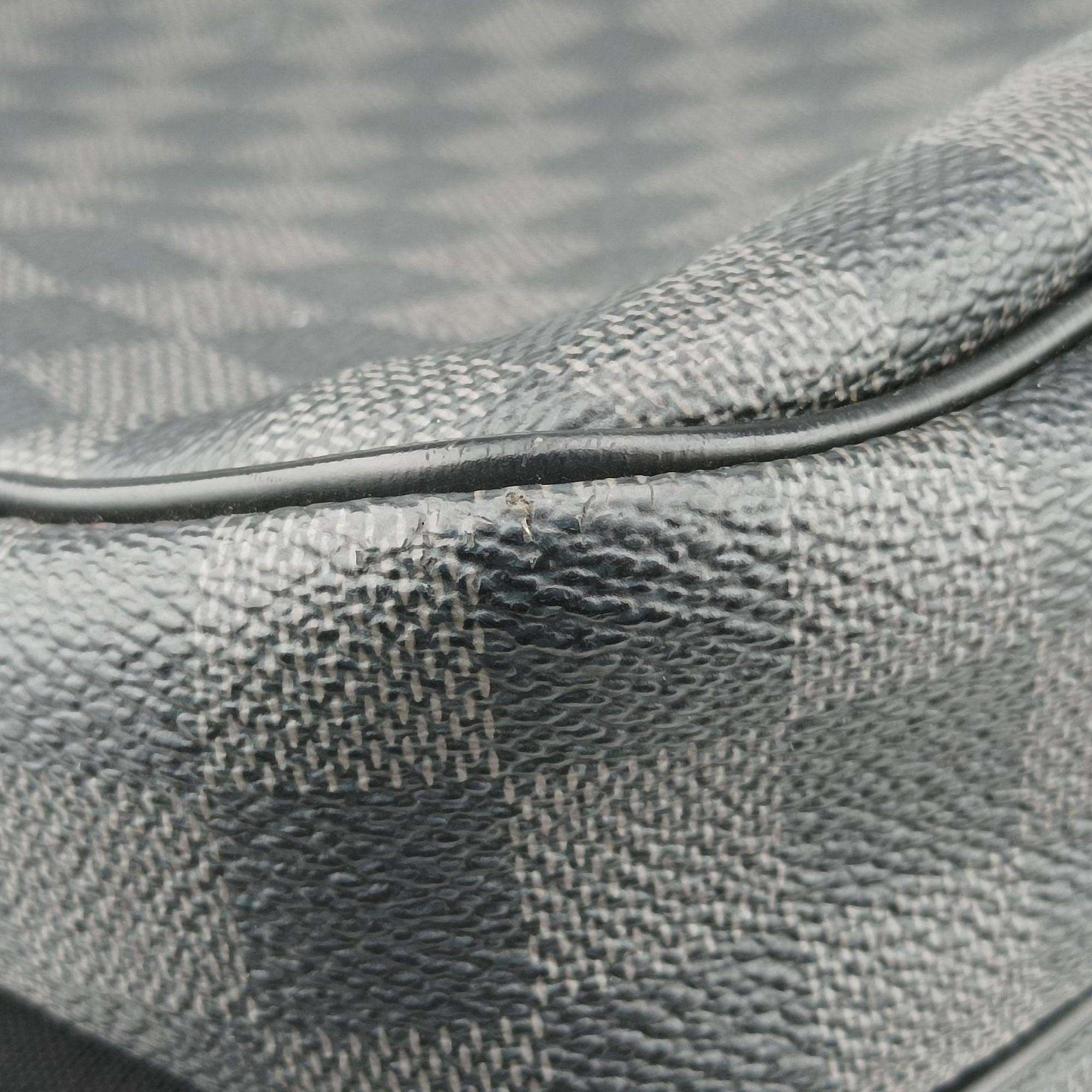 Pre-owned Louis Vuitton Mikael Noir Damier Graphite N45279 backpack/rucksack | stylenewstar