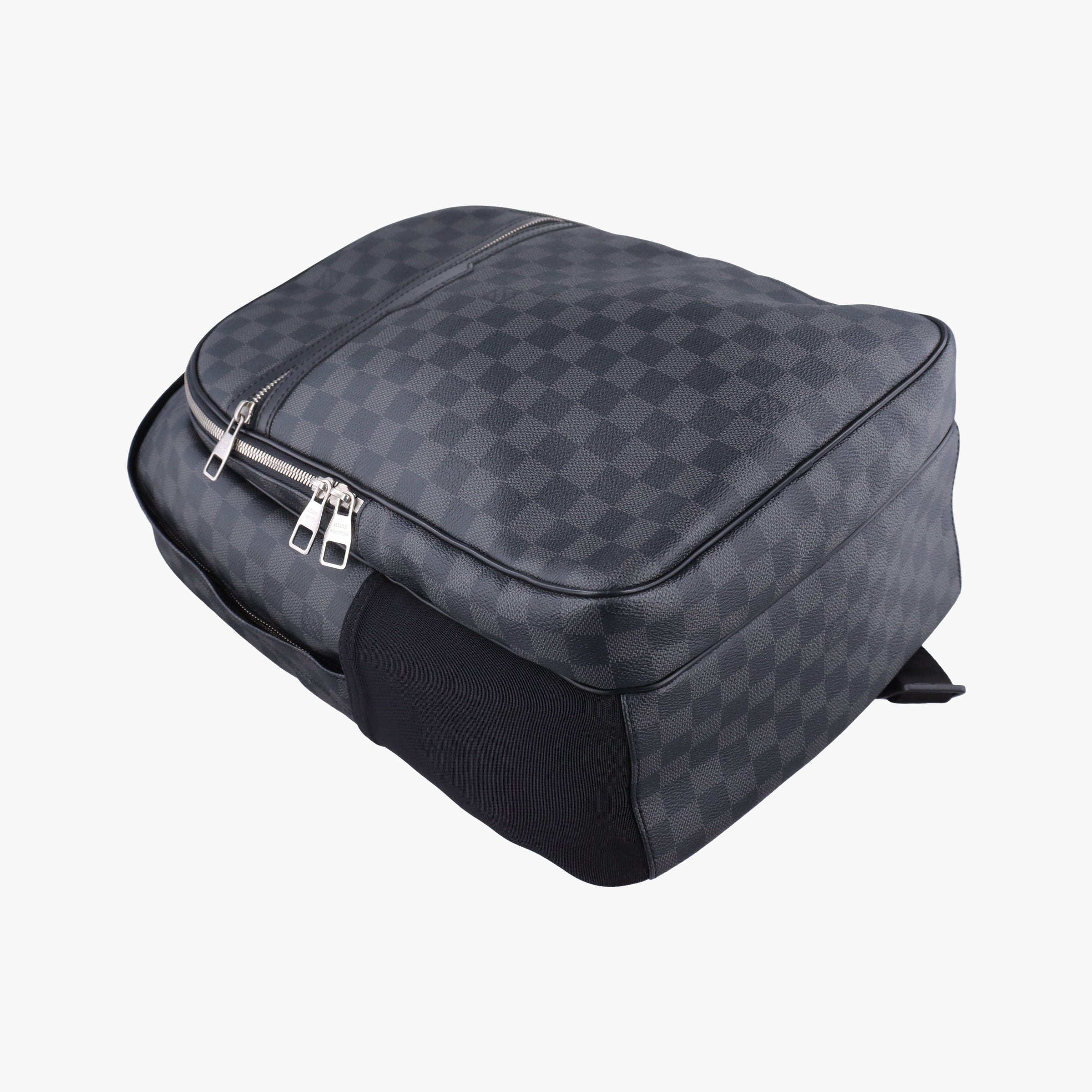 Pre-owned Louis Vuitton Mikael Noir Damier Graphite N45279 backpack/rucksack | stylenewstar