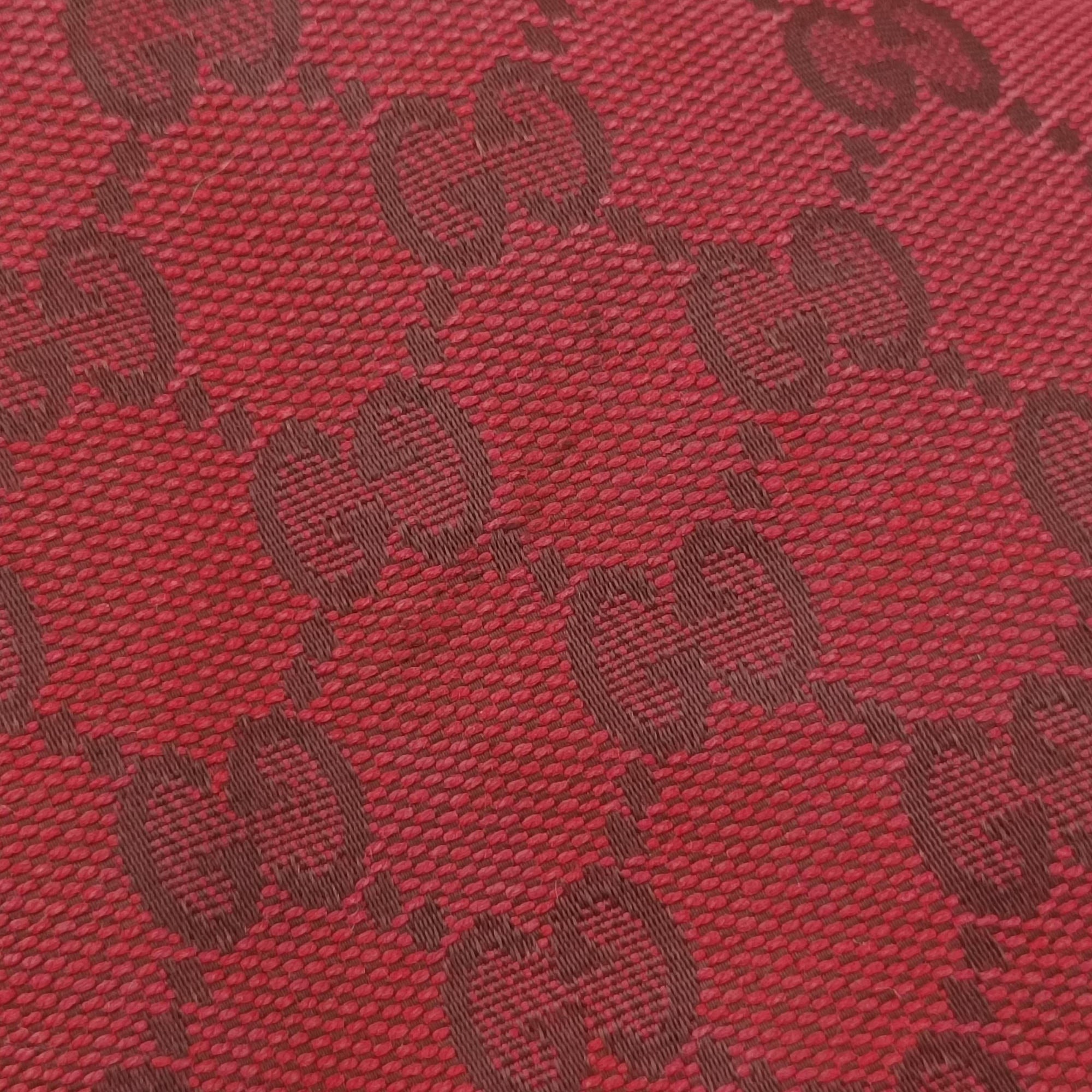 Pre-owned Gucci GG Canvas Red Canvas × Leather 308930 shoulderbag | stylenewstar
