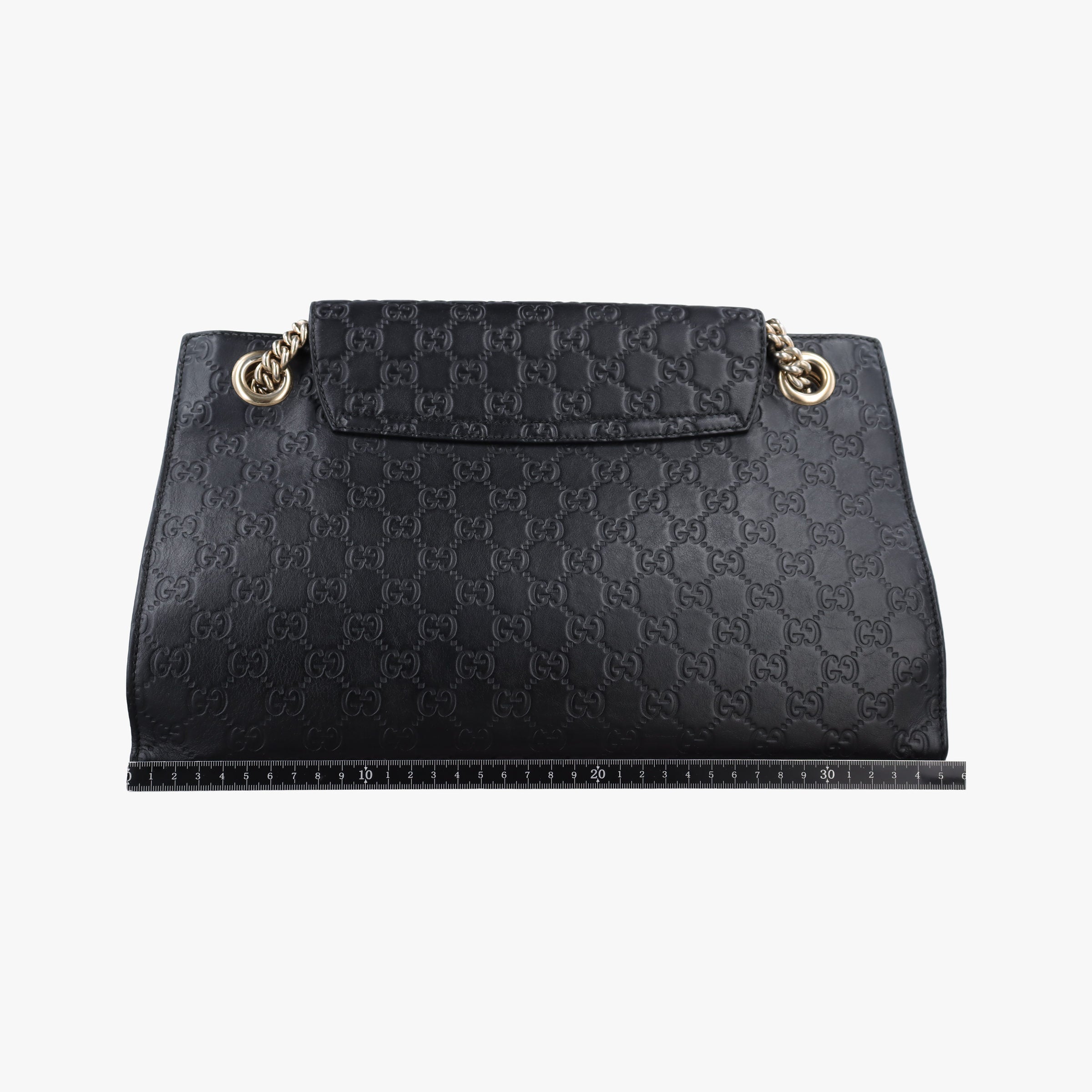 Pre-owned Gucci Emily Black Leather 295403 shoulderbag | stylenewstar