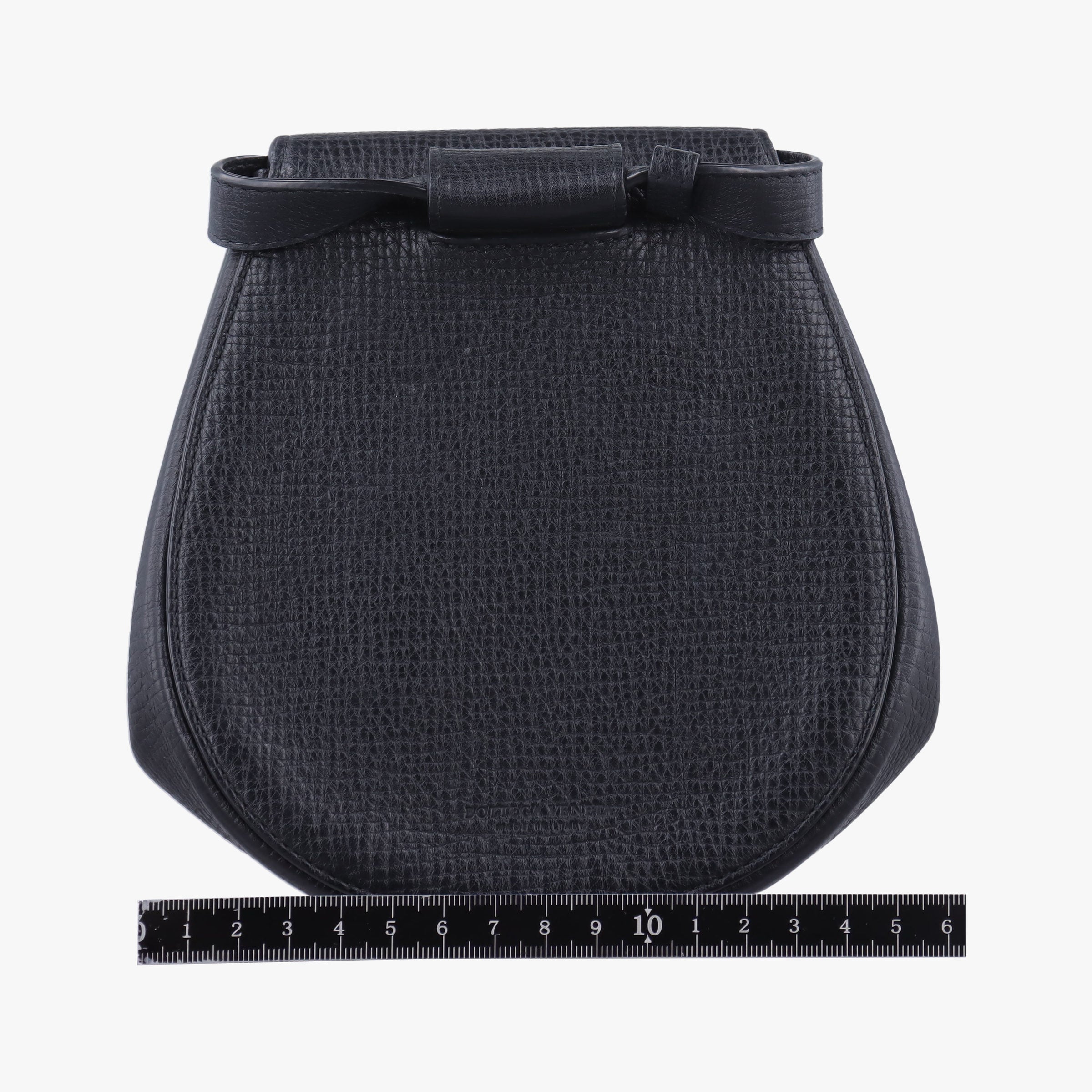 Pre-owned Bottega Veneta Palmelato Black Leather  shoulderbag | stylenewstar