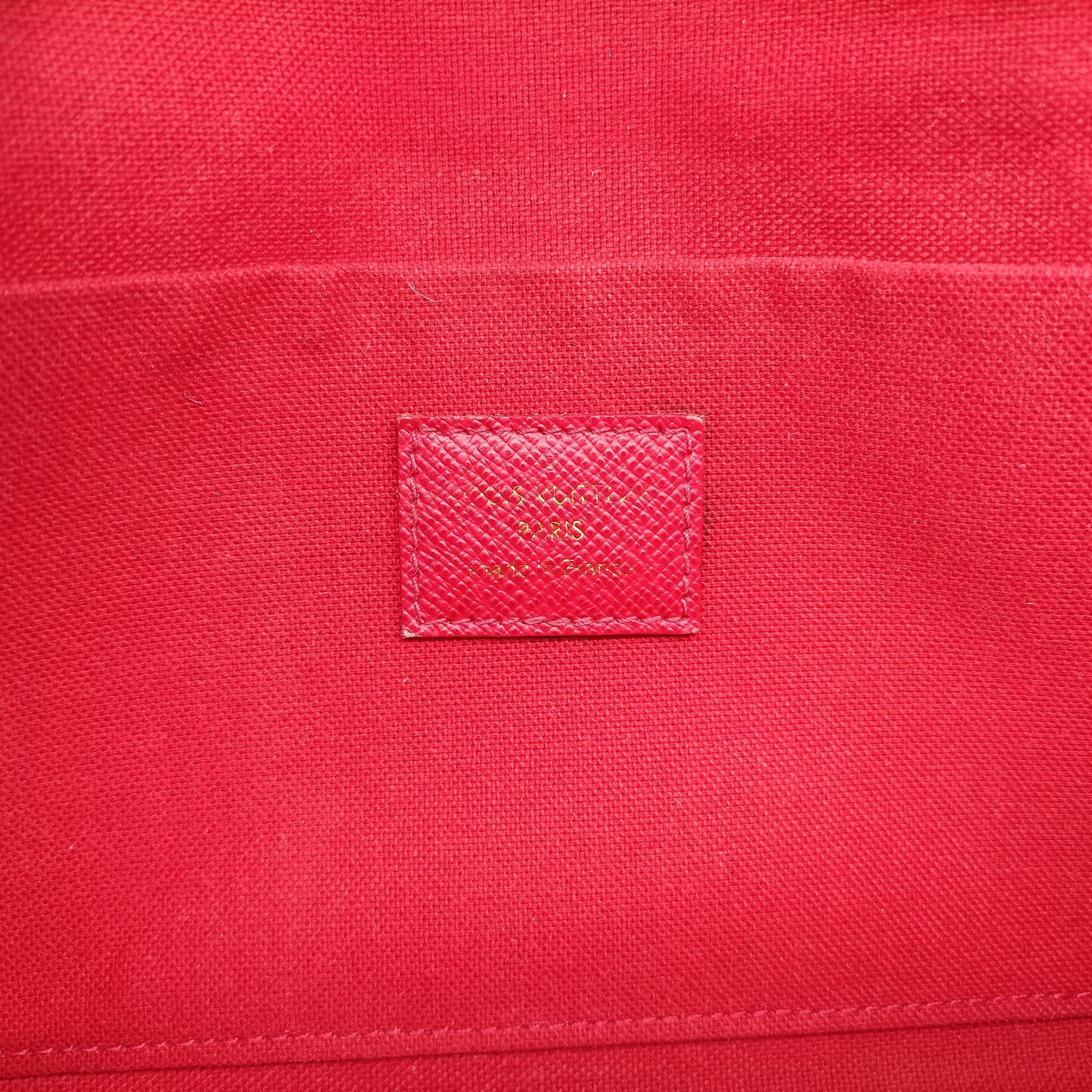 Pre-owned Louis Vuitton Felicie Pochette Brown×Multicolor Monogram Canvas M62145 shoulderbag | stylenewstar