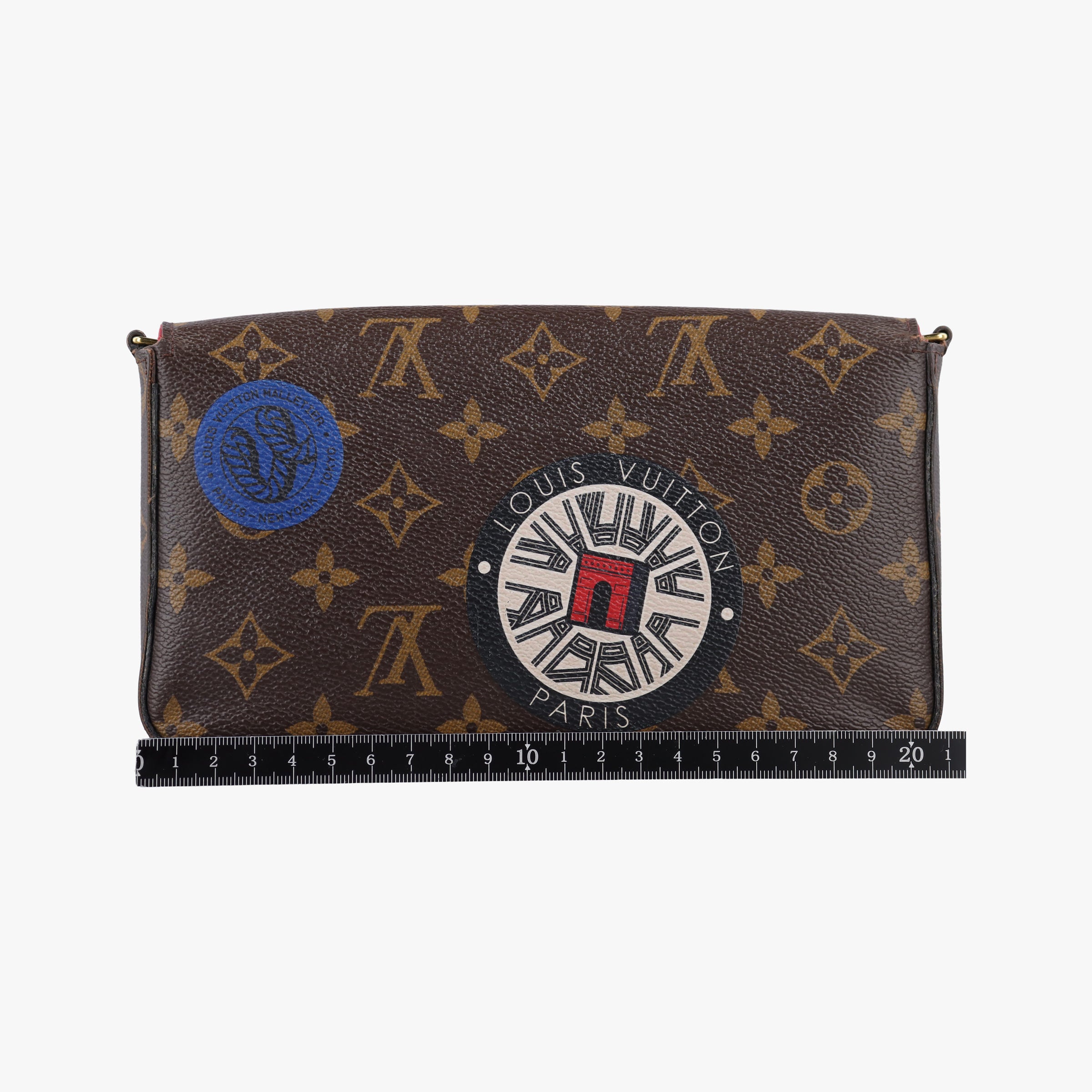 Pre-owned Louis Vuitton Felicie Pochette Brown×Multicolor Monogram Canvas M62145 shoulderbag | stylenewstar