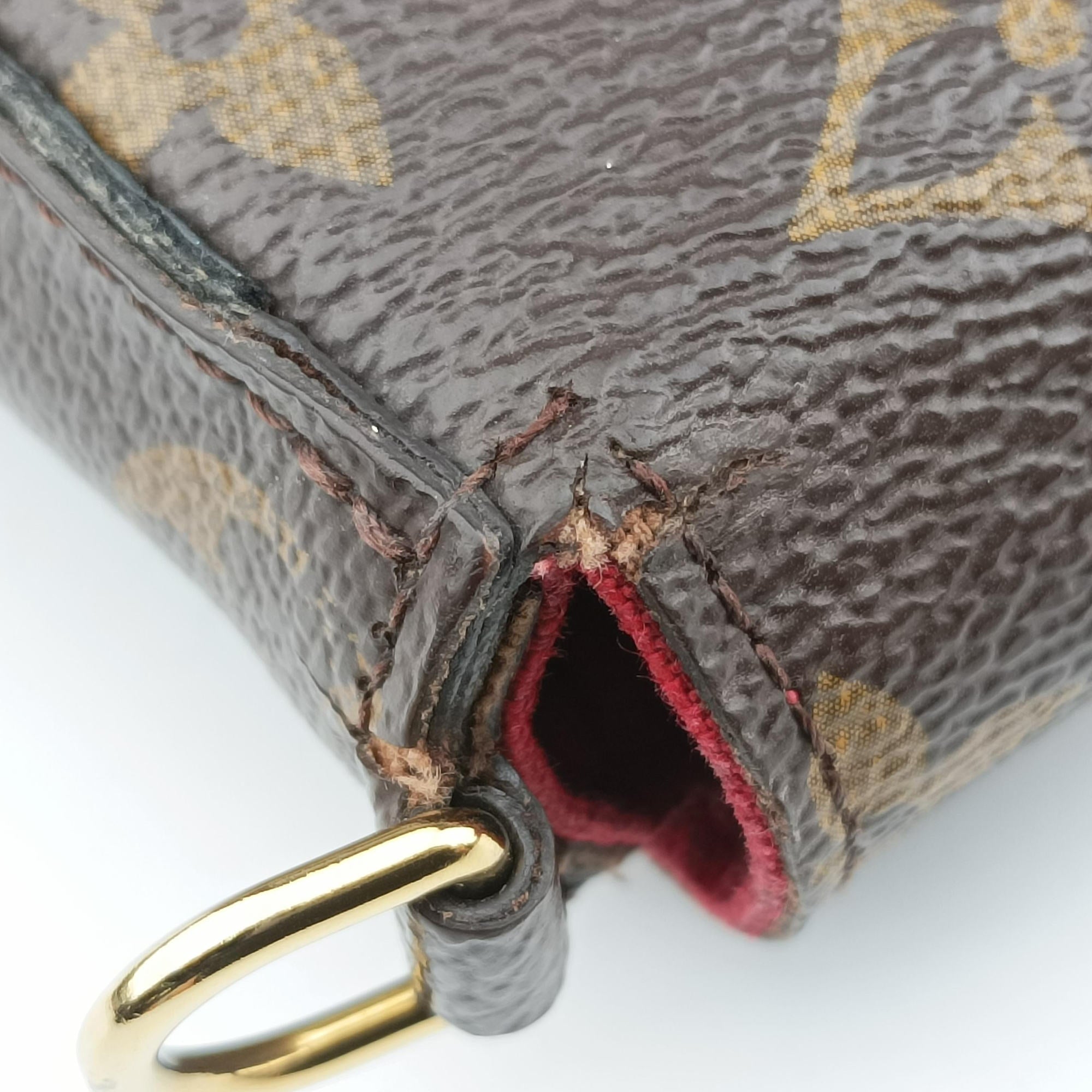 Pre-owned Louis Vuitton Felicie Pochette Brown×Multicolor Monogram Canvas M62145 shoulderbag | stylenewstar
