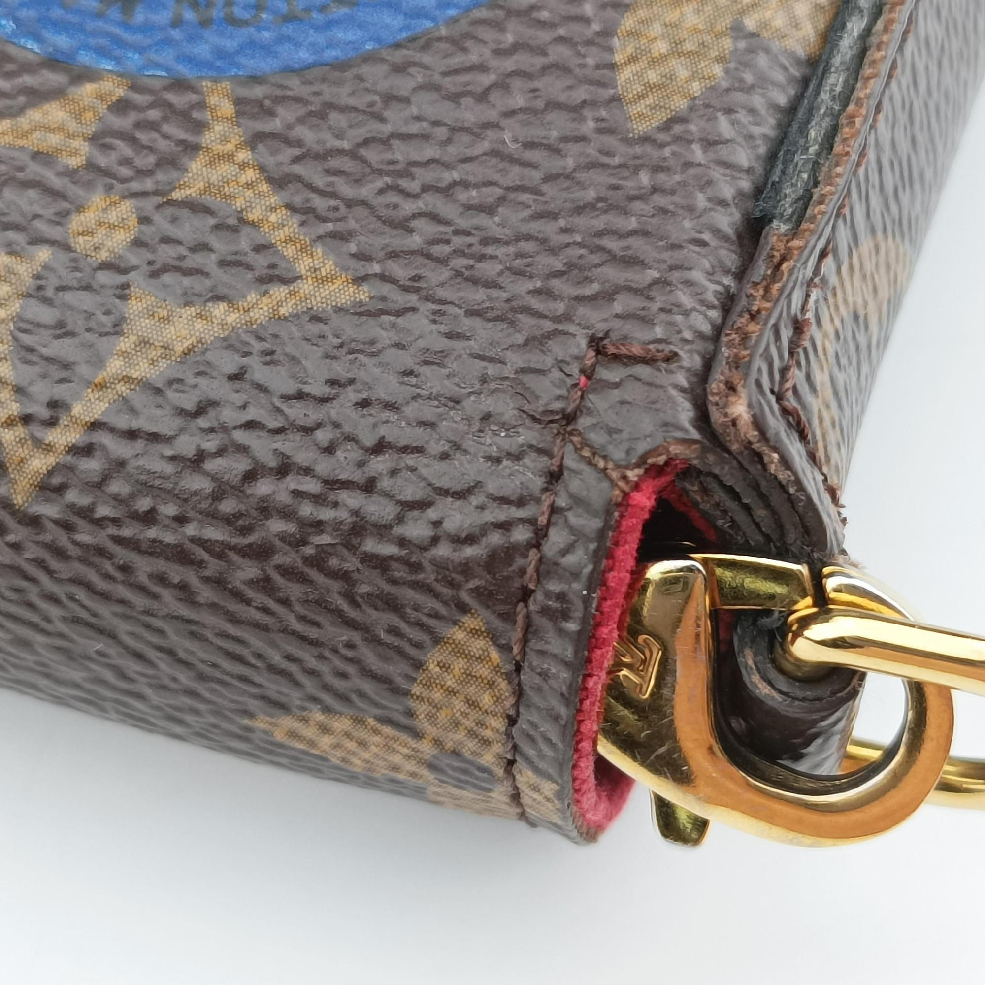 Pre-owned Louis Vuitton Felicie Pochette Brown×Multicolor Monogram Canvas M62145 shoulderbag | stylenewstar