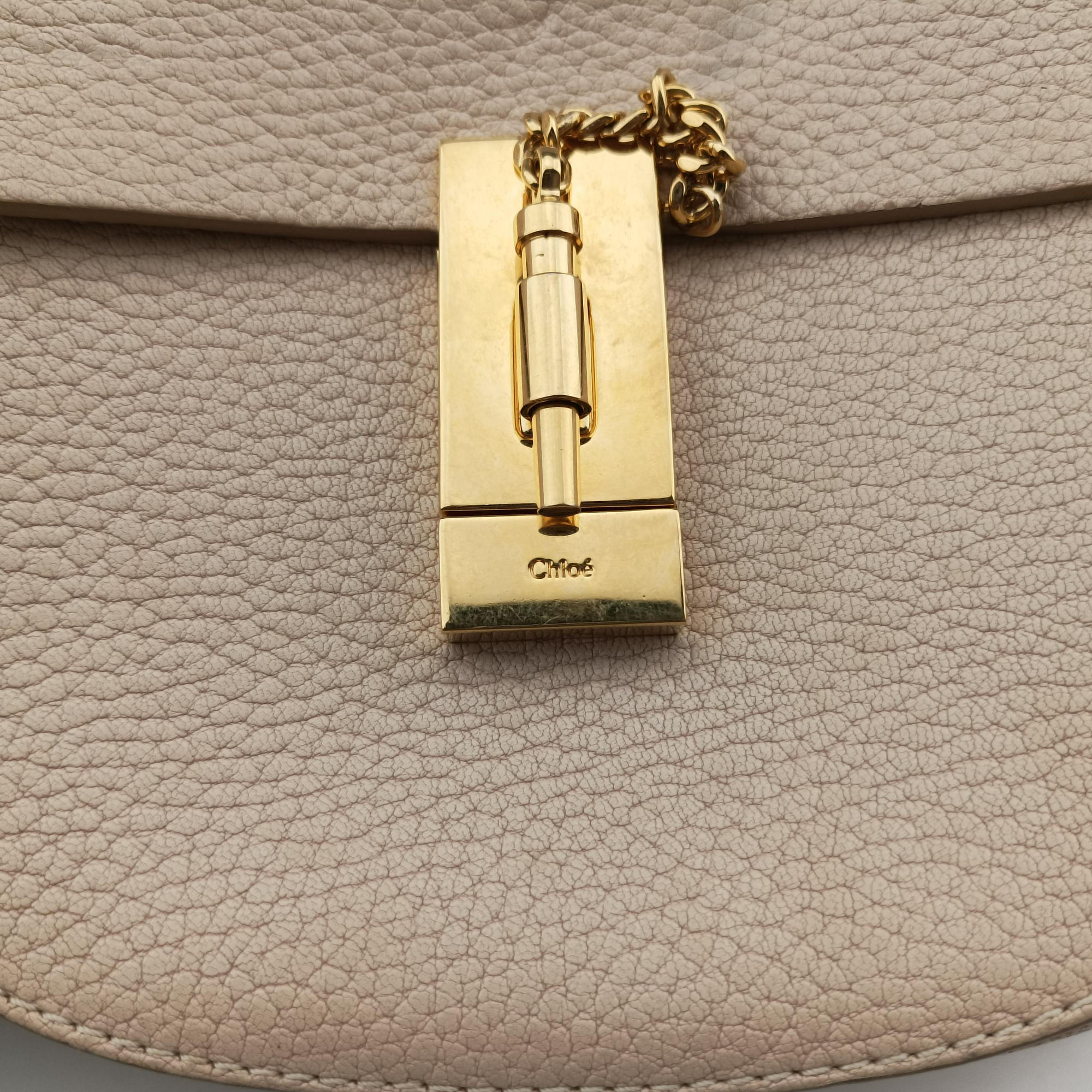 Pre-owned Chloe DREW Pink Leather  shoulderbag | stylenewstar