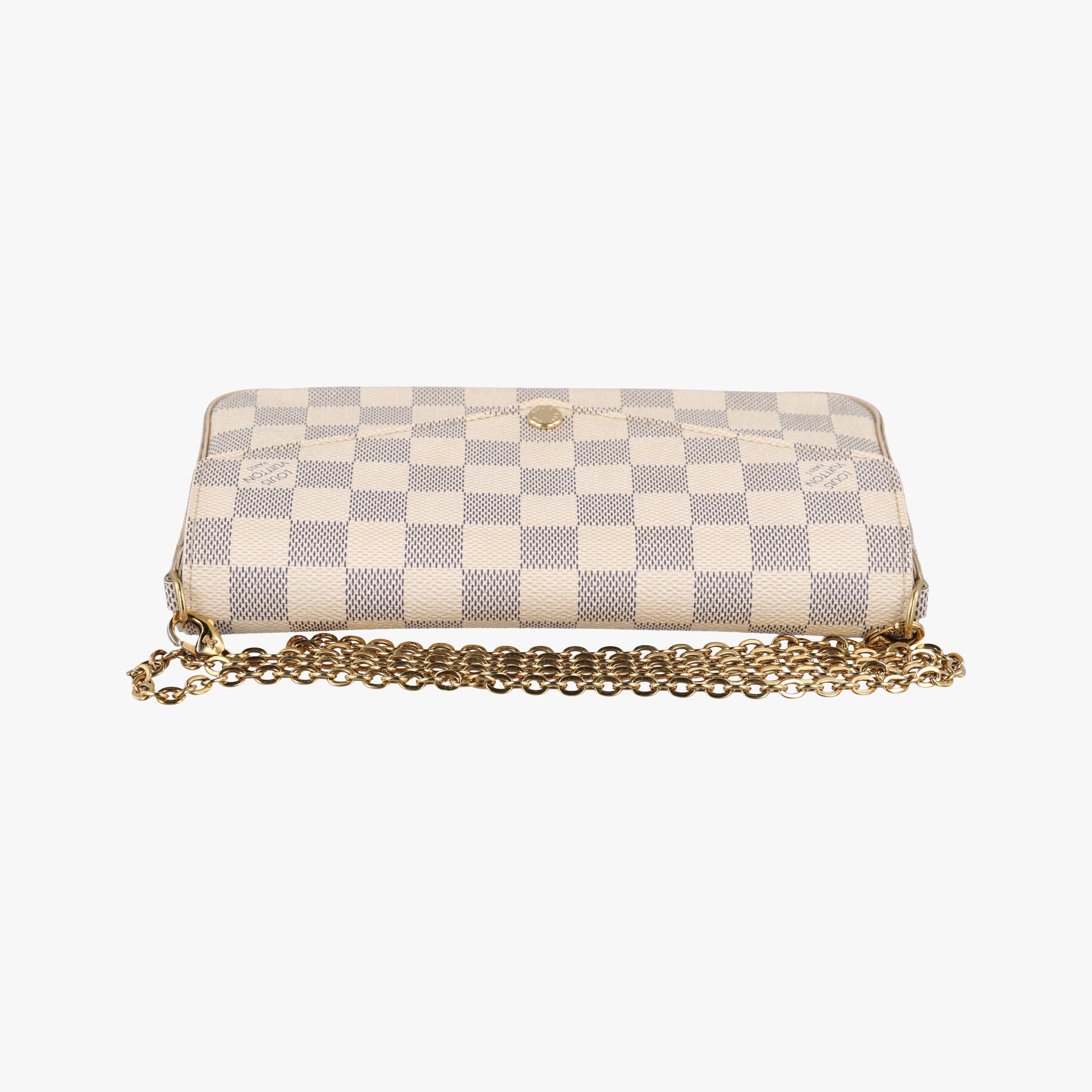 Secondhand Louis Vuitton Pochette Felicie Azur Damier Canvas N63106 shoulderbag | stylenewstar