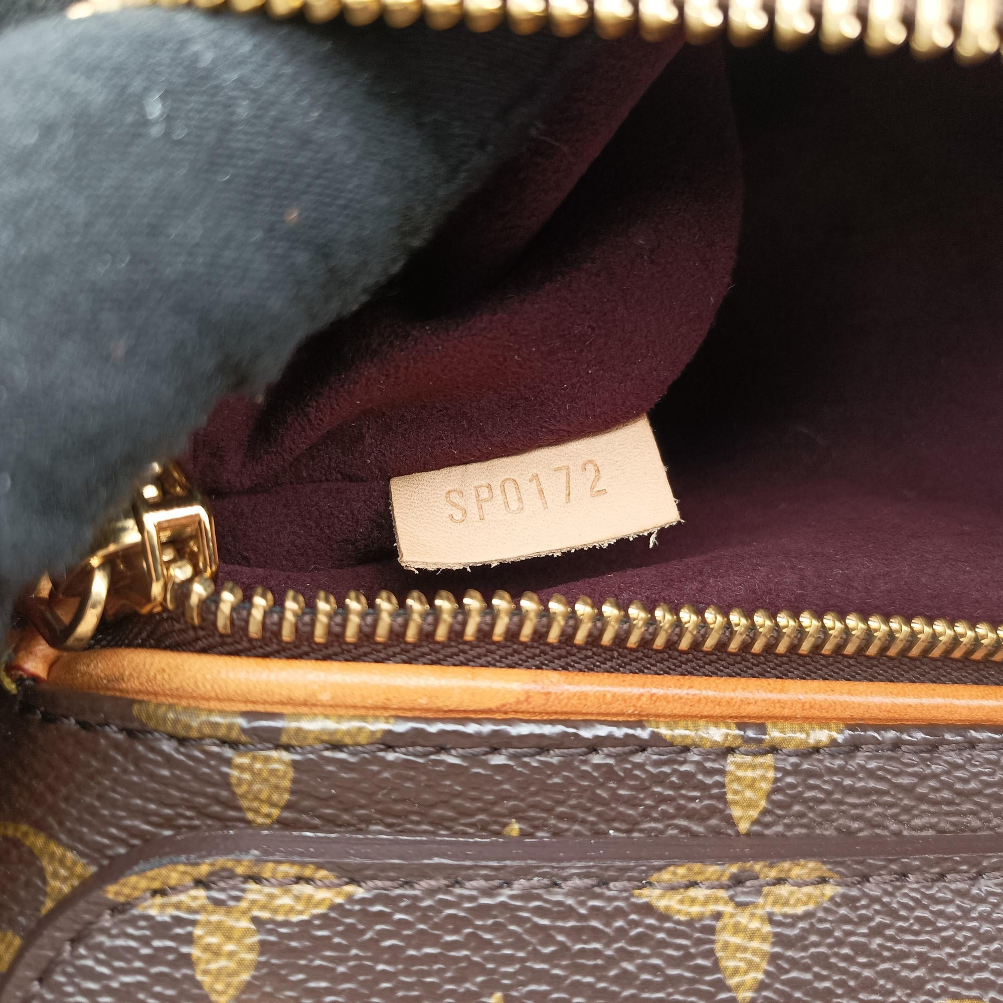 Pre-owned Louis Vuitton OLYMPE Brown×QUETSCHE Monogram Canvas×calf leather M40926 handbag | stylenewstar