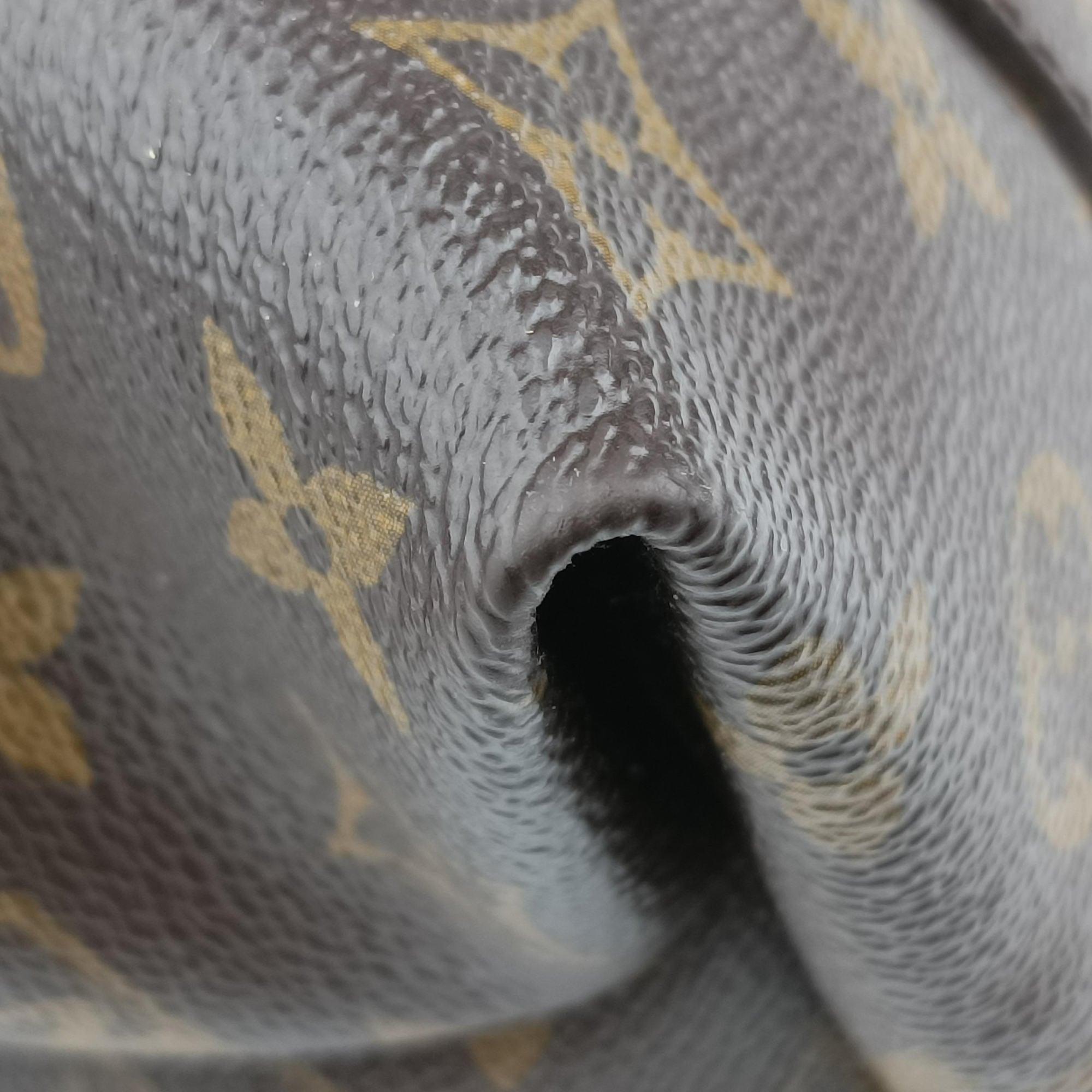 Pre-owned Louis Vuitton OLYMPE Brown×QUETSCHE Monogram Canvas×calf leather M40926 handbag | stylenewstar