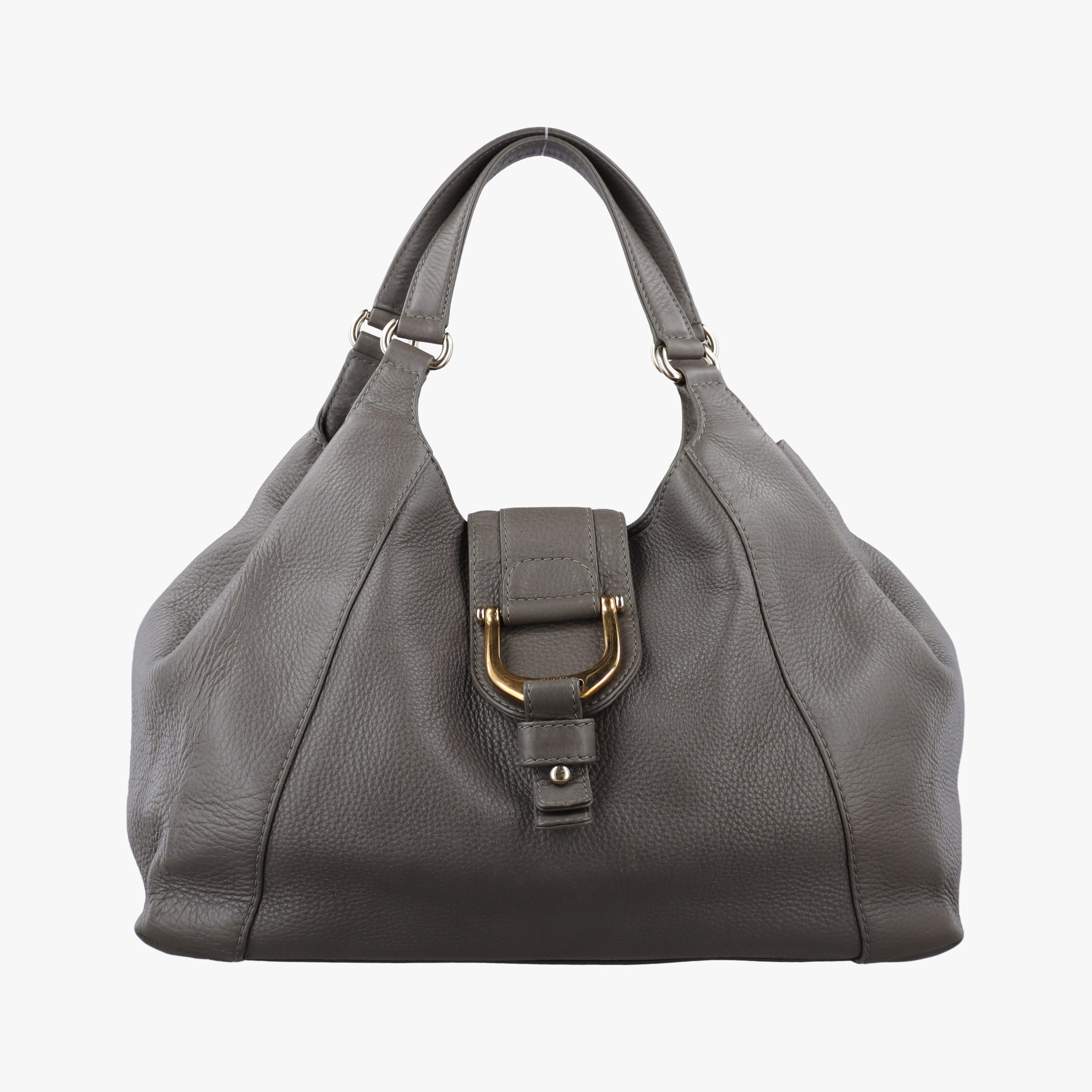 Secondhand Gucci Greenwich Medium Grey Leather 268747 handbag | stylenewstar