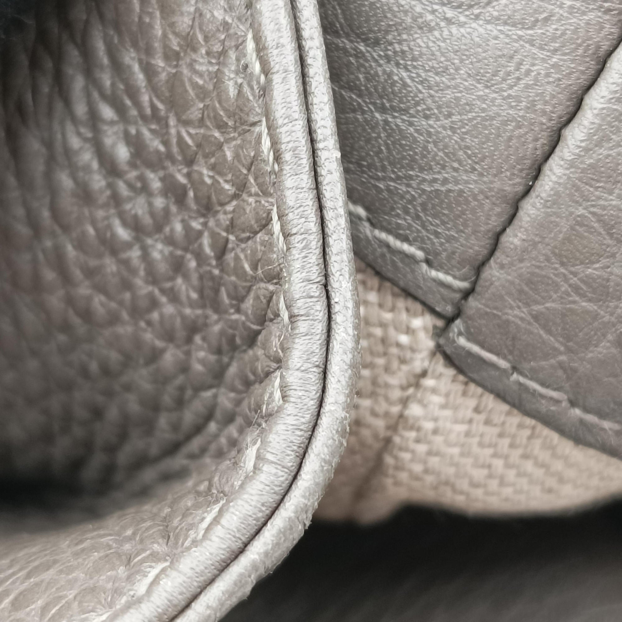Secondhand Gucci Greenwich Medium Grey Leather 268747 handbag | stylenewstar