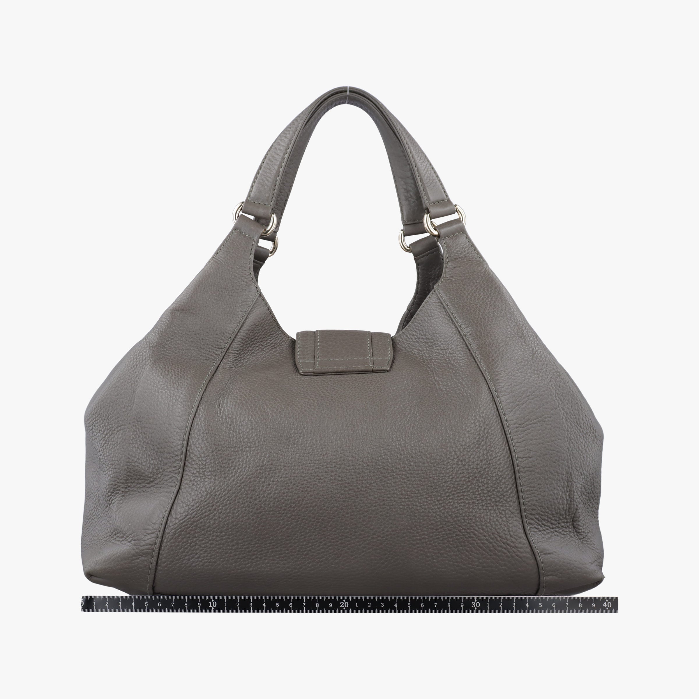 Secondhand Gucci Greenwich Medium Grey Leather 268747 handbag | stylenewstar