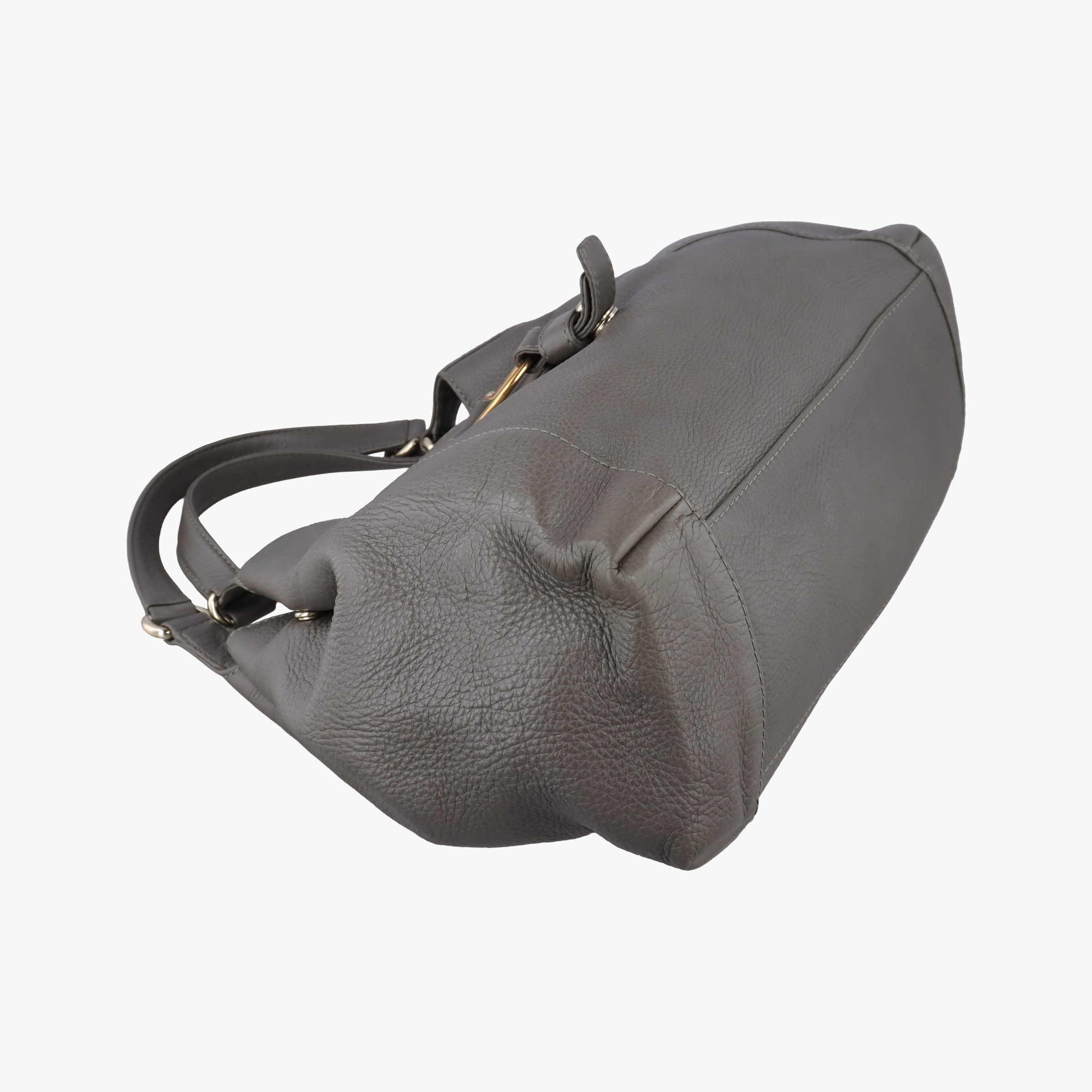Secondhand Gucci Greenwich Medium Grey Leather 268747 handbag | stylenewstar