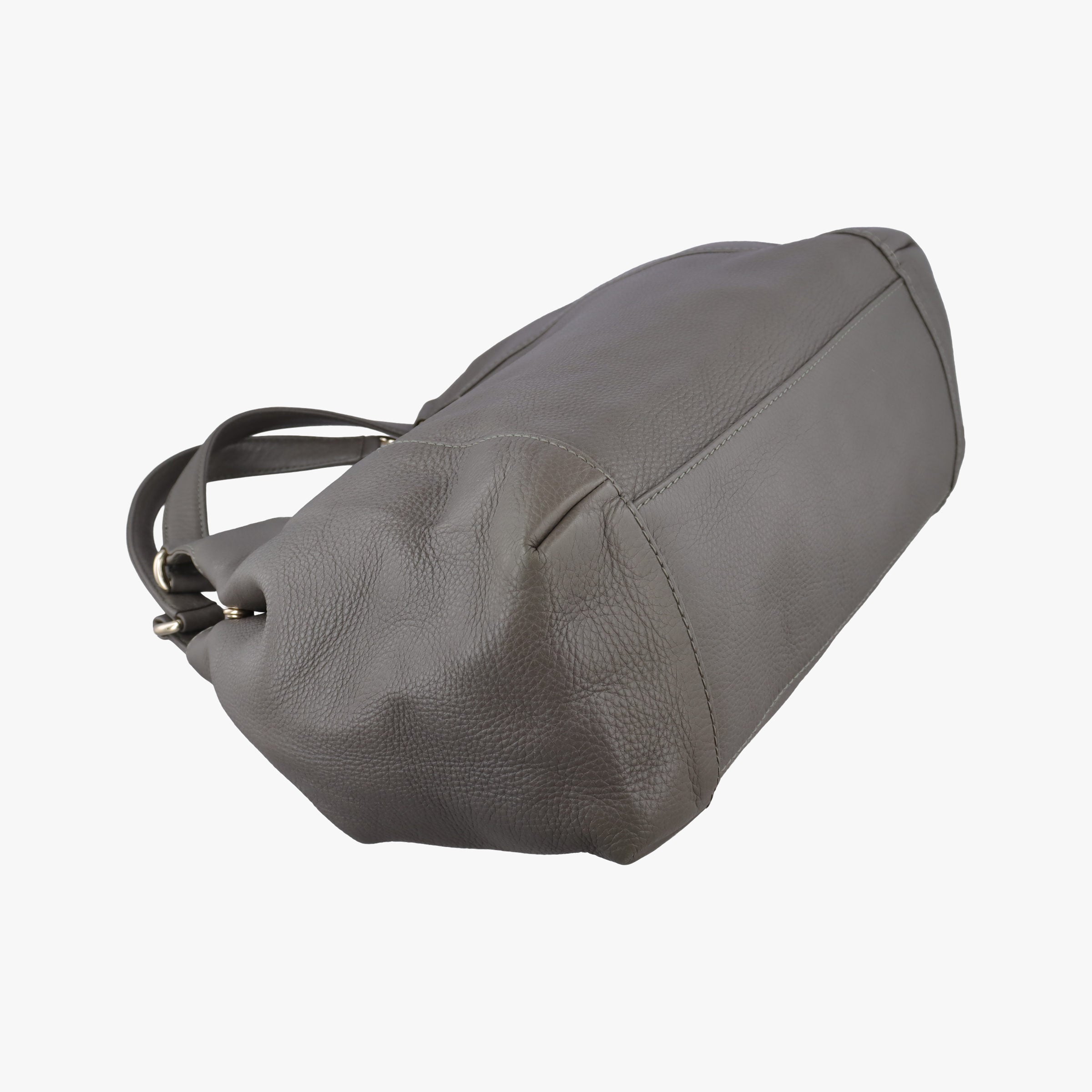 Secondhand Gucci Greenwich Medium Grey Leather 268747 handbag | stylenewstar
