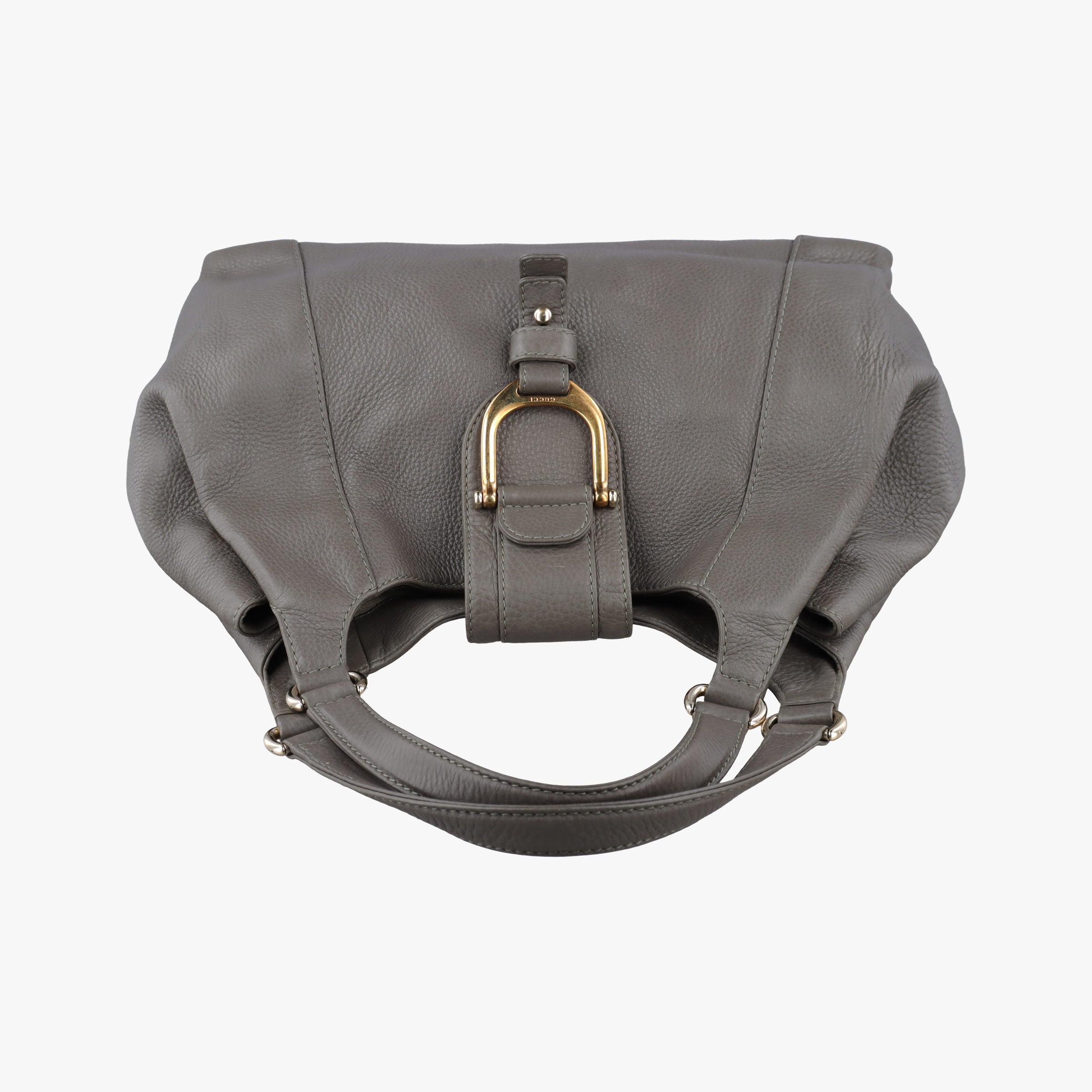 Secondhand Gucci Greenwich Medium Grey Leather 268747 handbag | stylenewstar