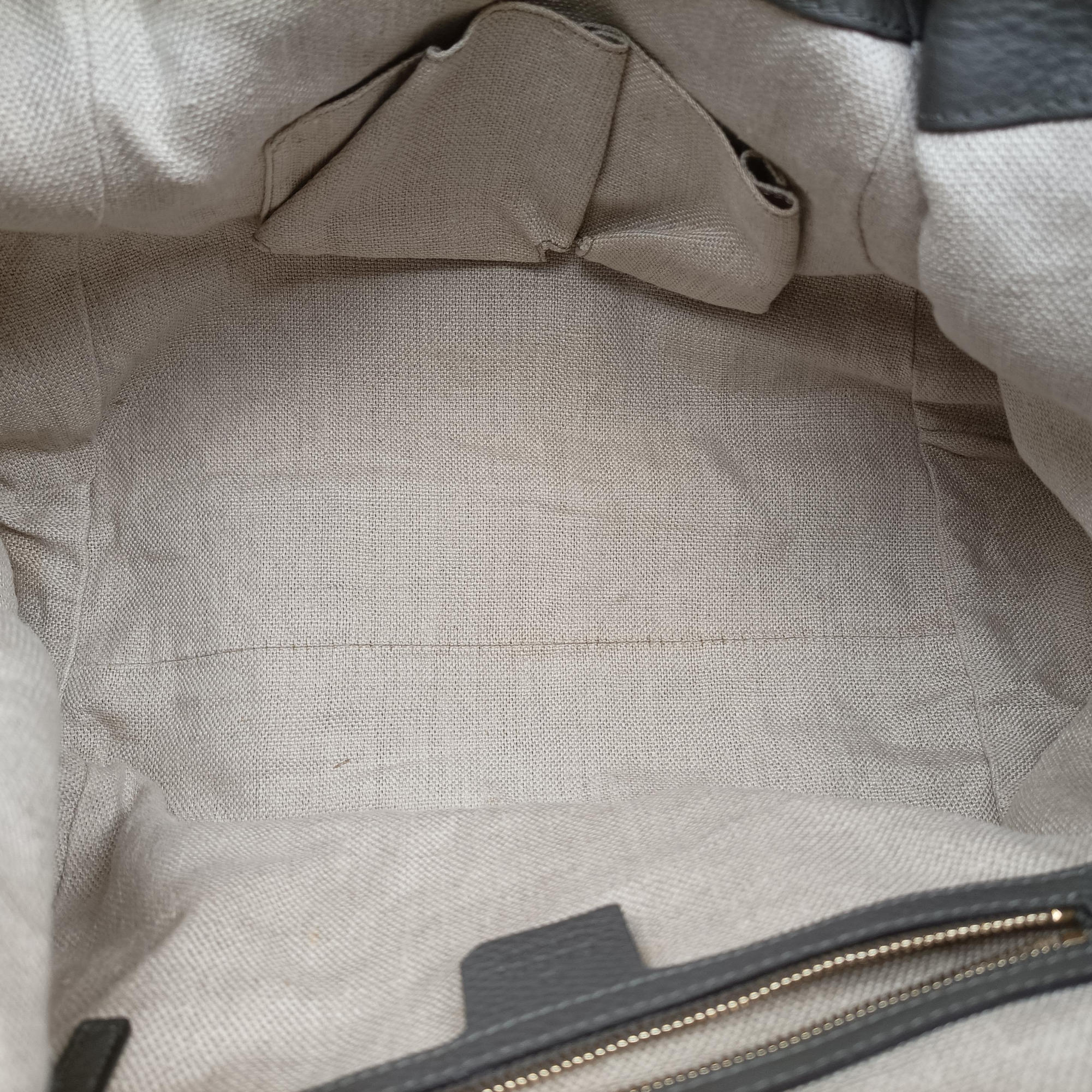 Secondhand Gucci Greenwich Medium Grey Leather 268747 handbag | stylenewstar